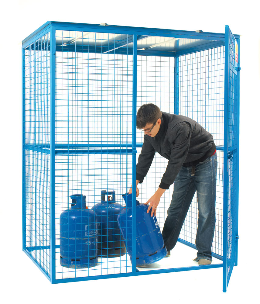 Grenadier® Lock Up Security Cage - Heavy Duty Storage & Protection for Tools, Equipment & Valuables - Ideal for Warehouses, Garages & Outdoor Use