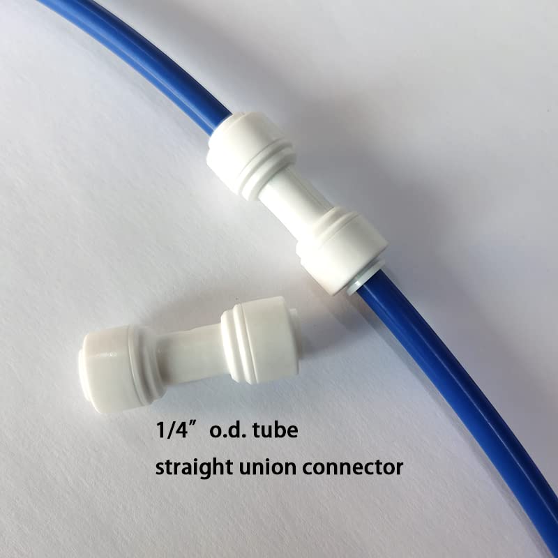 Malida 1/4 Inch Quick Connect Water Purifier Fittings - RO Water Filter Tubing Kit (10m Blue Tube + 12pcs Quick Connectors) for Home & Commercial Reverse Osmosis Systems