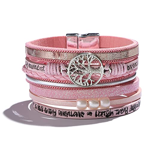 beach bracelets for women（pink）