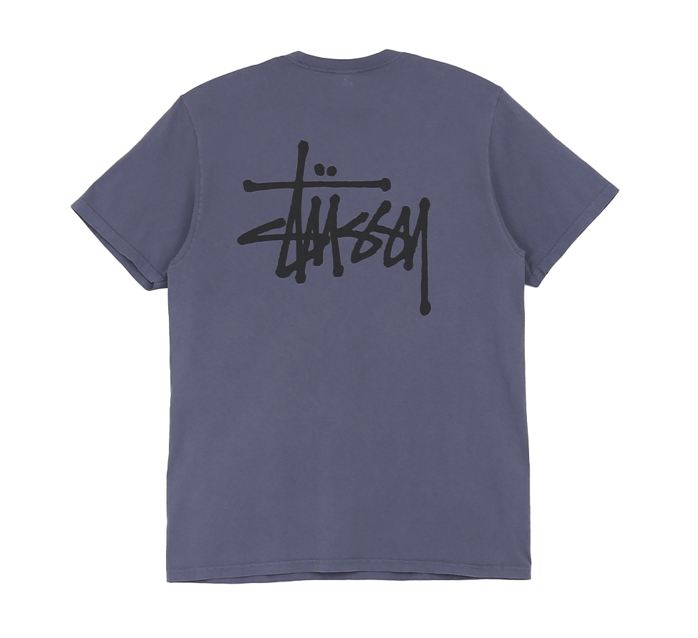 Stussy Pigment Dyed T-Shirt for Men - Soft Vintage Washed Cotton Tee - Streetwear Essential for Casual Outfits & Urban Fashion