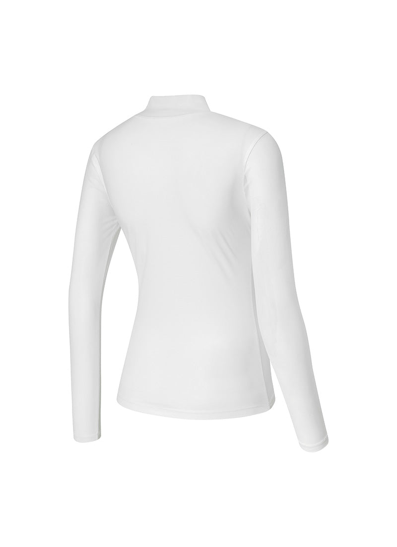 Breathable Mock Neck Mesh Baselayer Top for Men & Women - Lightweight Workout Shirt for Running, Yoga, and Gym Training