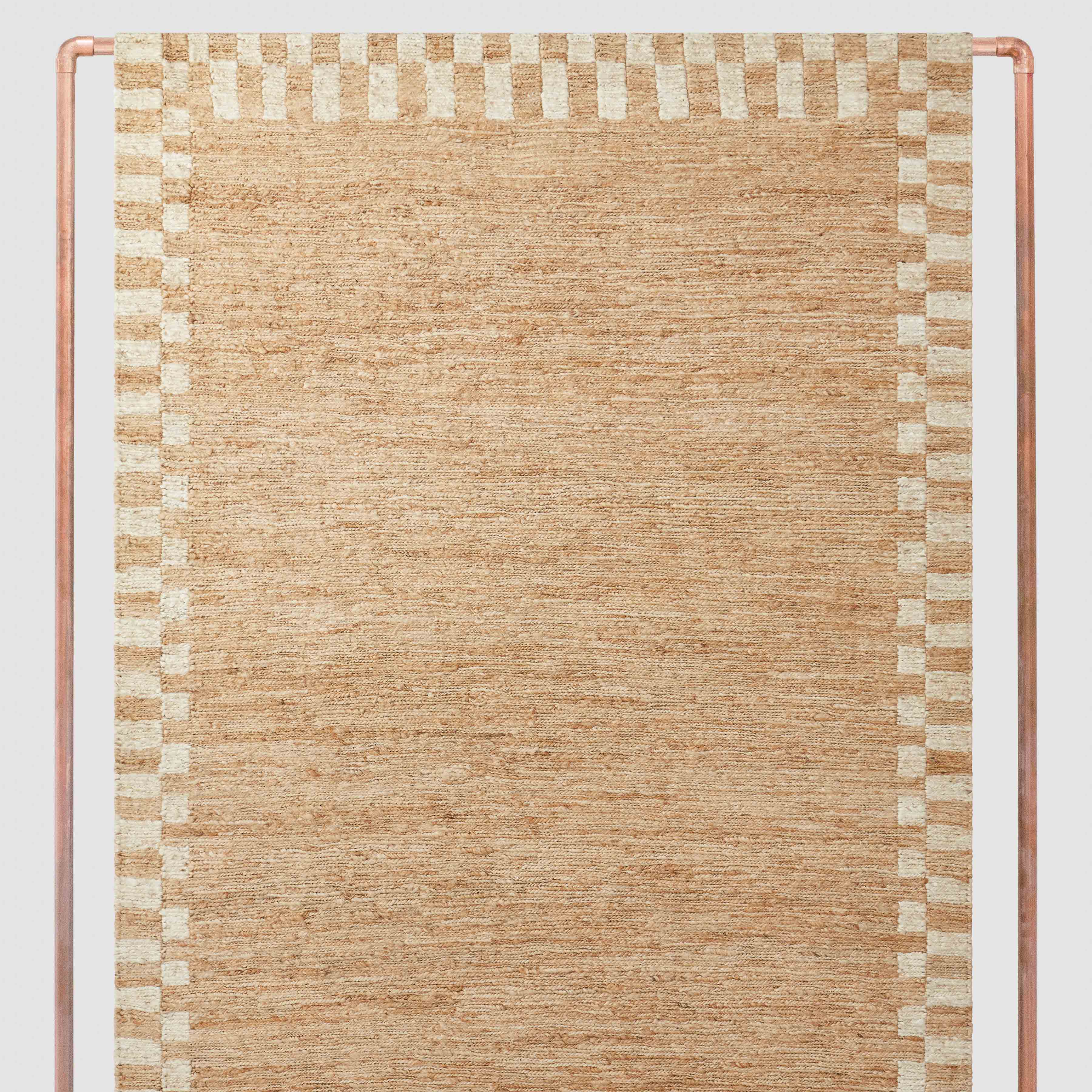 Elora Jute Area Rug - Natural Handwoven Eco-Friendly Floor Mat for Living Room, Bedroom & Home Decor - Perfect for Boho, Farmhouse & Coastal Style Interiors