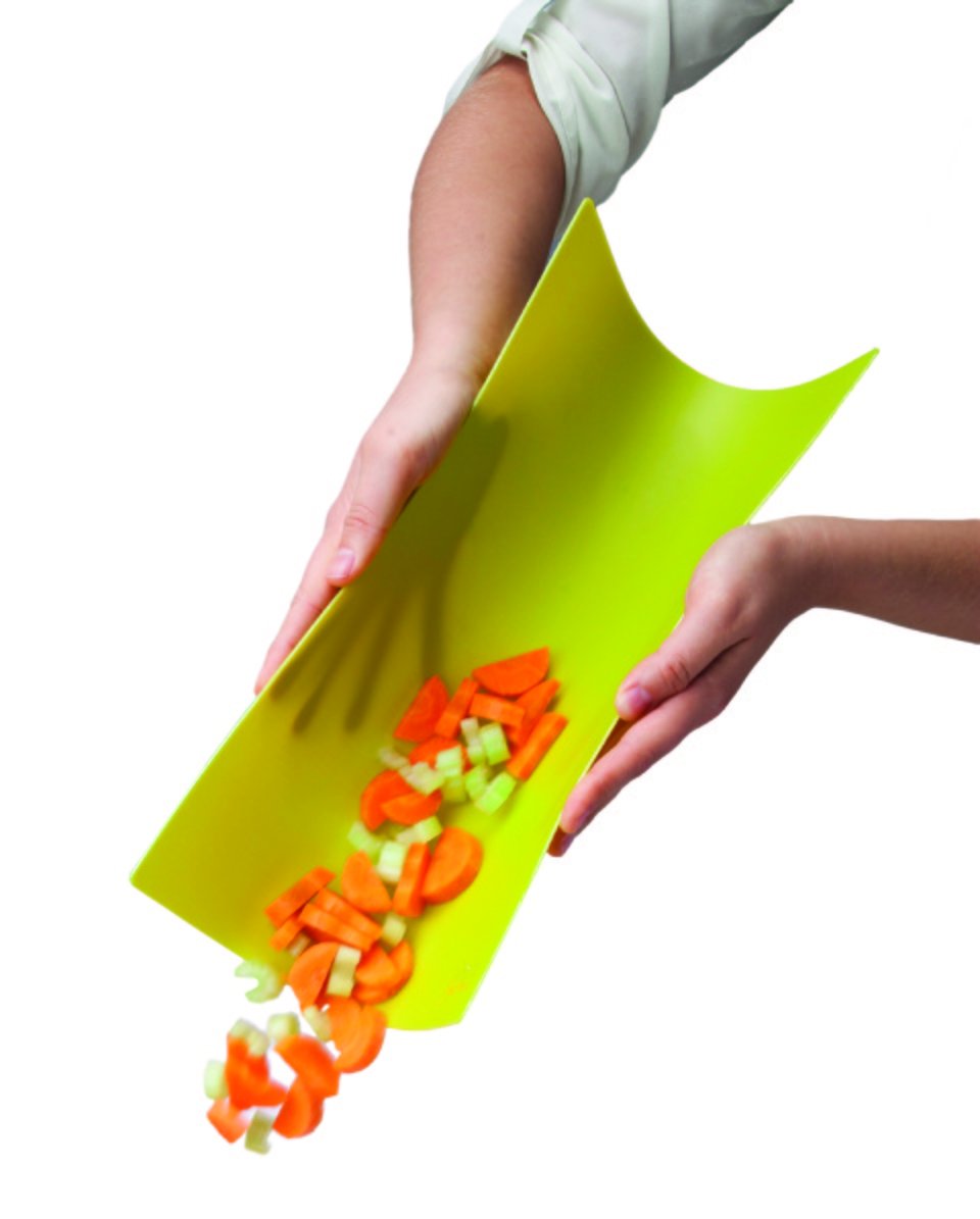 Joie Color Coded Flexible Cutting Mats with Non-Slip Base - Essential Kitchen Accessory for Easy Food Prep & Cleanup - Perfect for Meal Prep, Chopping Vegetables & Meat