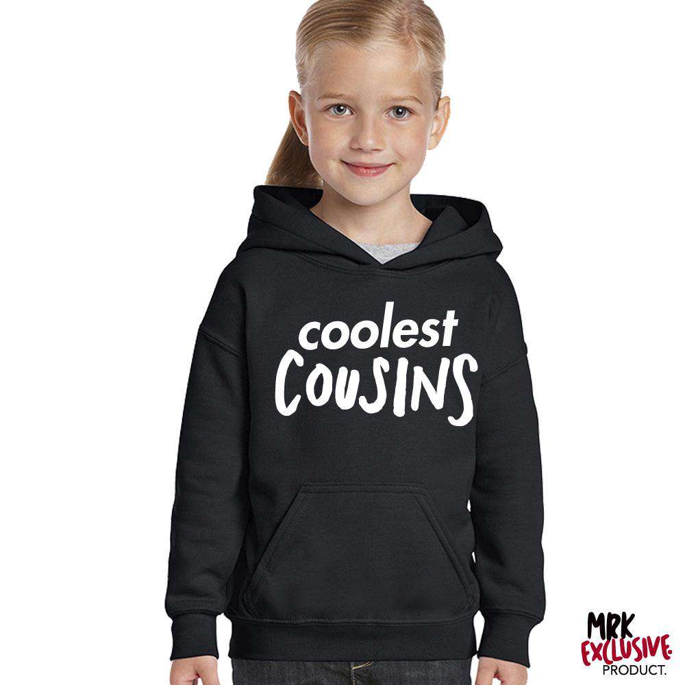 Coolest Cousins Hoodies (MRK X) - Trendy Matching Family Hoodies for Siblings & Cousins - Perfect for Family Reunions, Holidays & Group Photos