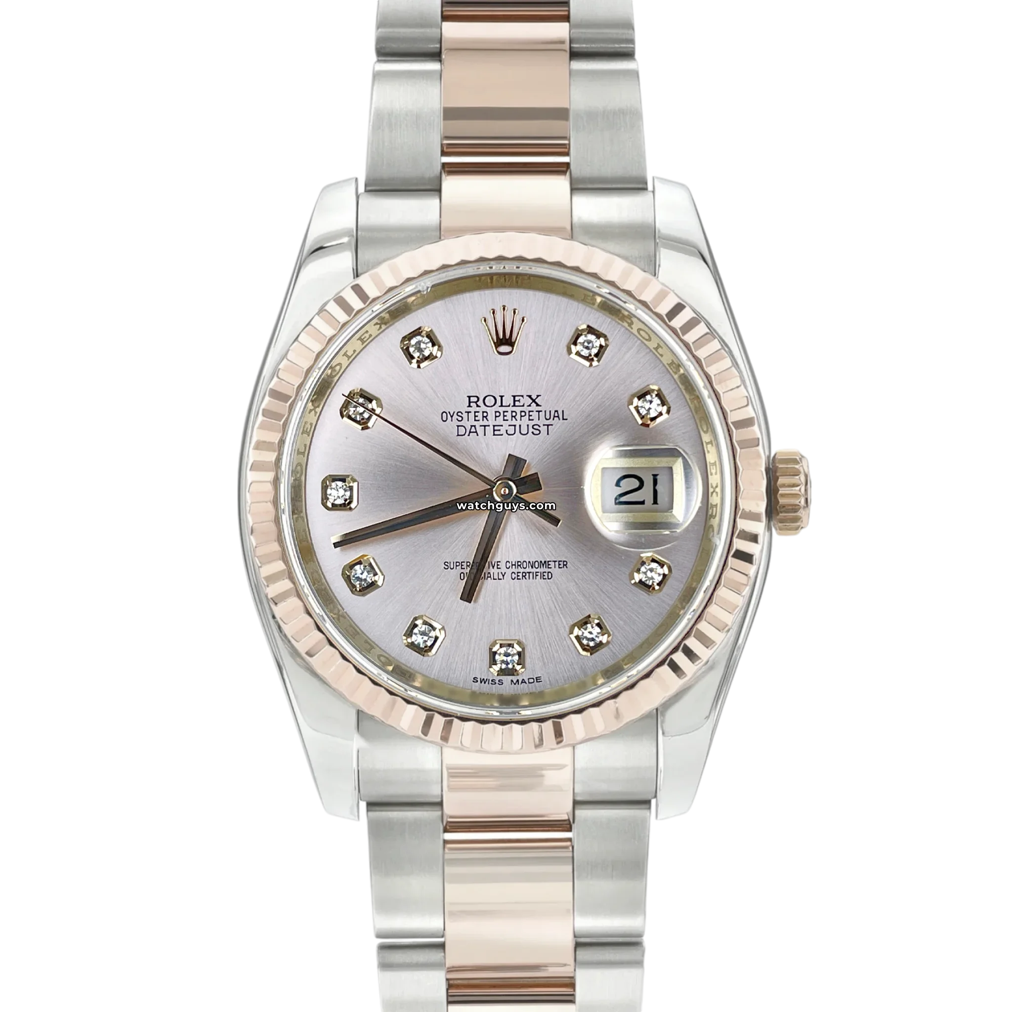 Rolex Datejust 116231 Ladies Watch with Pink Diamond Bezel - Perfect for Luxury Gifts, Anniversaries & Special Occasions