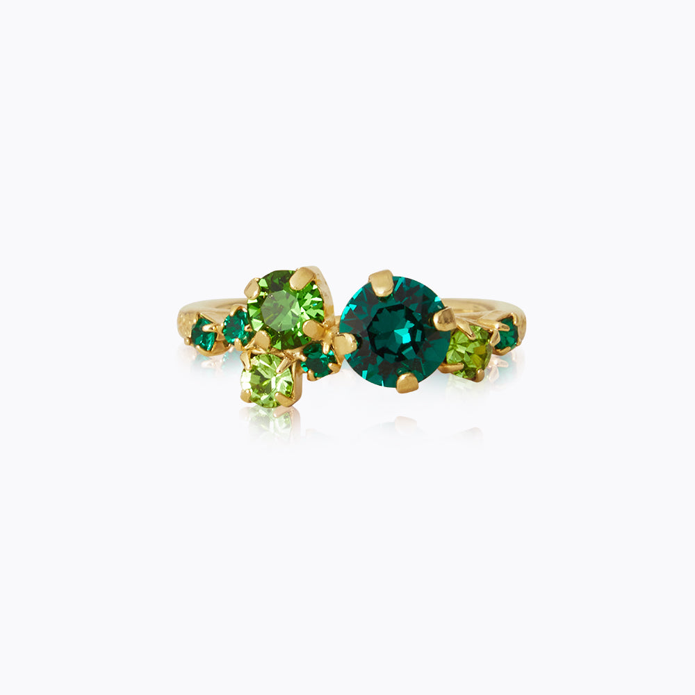 Stardust Ring - Elegant Green Gemstone Jewelry for Women | Perfect for Weddings, Parties & Everyday Wear