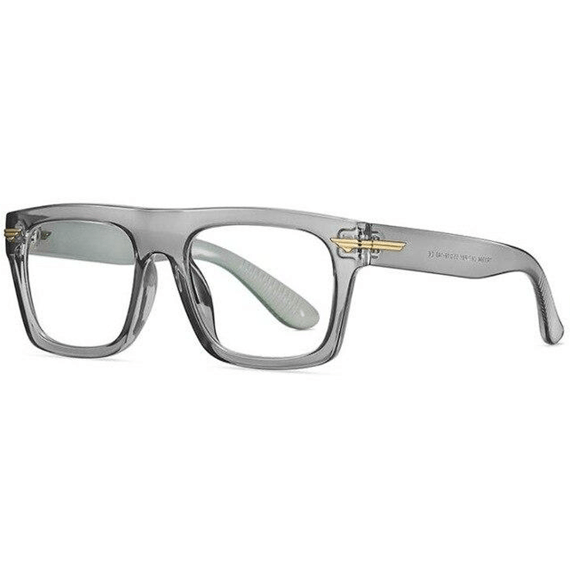 Edwin Retro Square TR90 Glasses Frame - Lightweight & Durable Eyewear for Men & Women | Perfect for Reading, Driving & Fashion Accessories