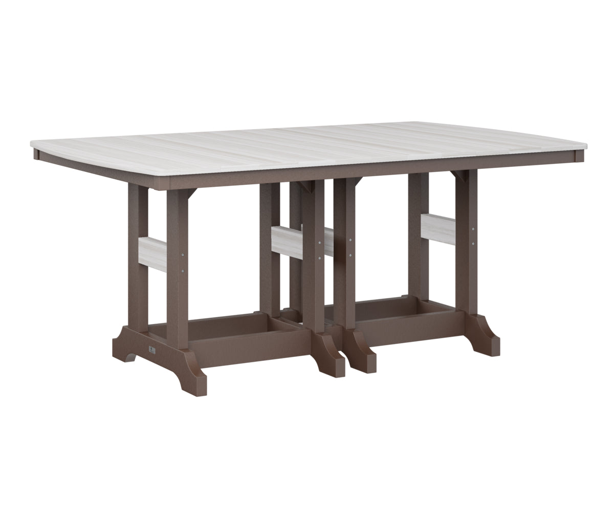Berlin Gardens 44 x 72 Inch Rectangular Outdoor Dining Table - Classic Patio Furniture for Backyard, Garden, and Poolside Gatherings