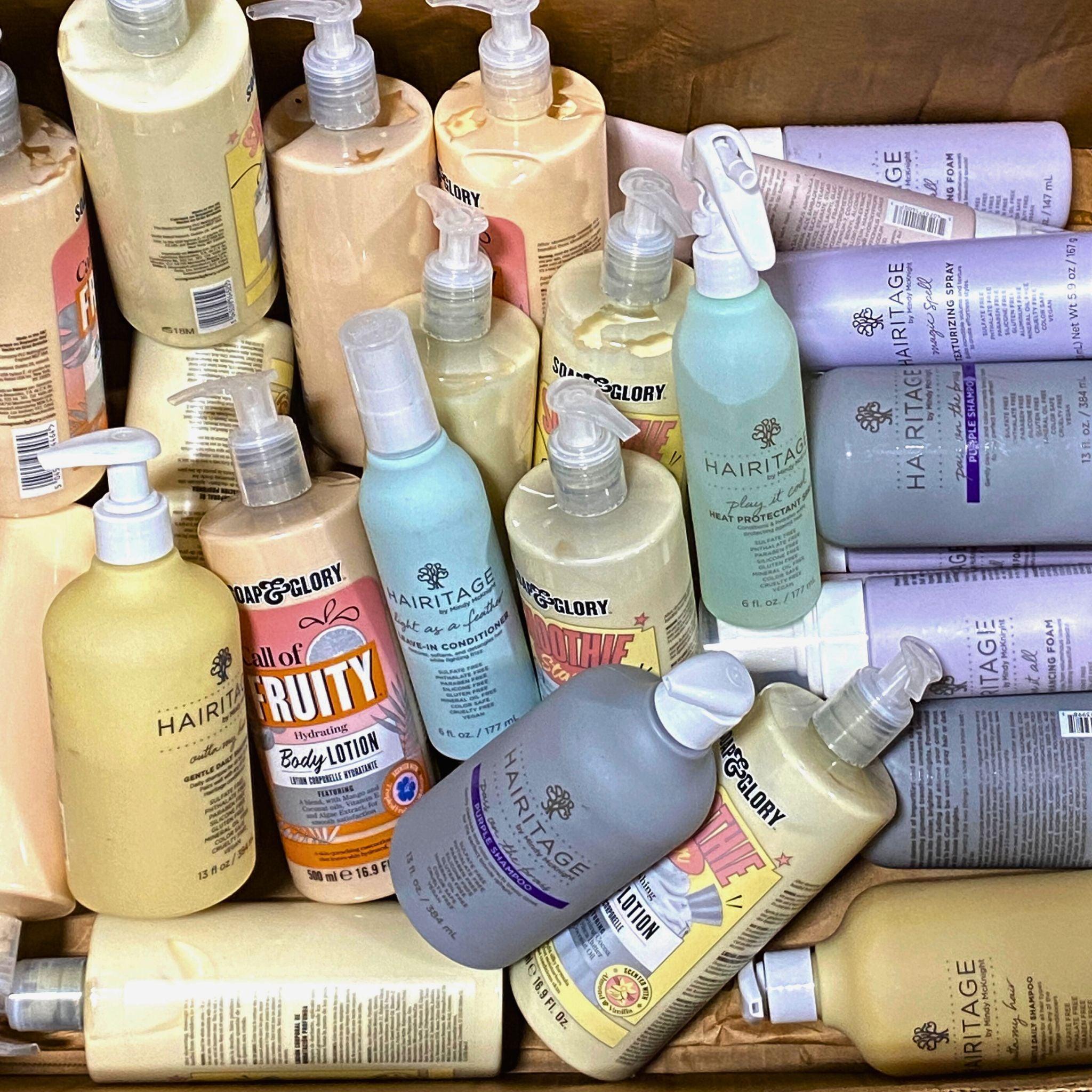 Hairitage by Mindy McKnight & Soap & Glory Hair Care Gift Set - 27 Piece Bundle for Shampoo, Conditioner & Styling | Perfect for Gifts, Travel & Salon-Quality Home Hair Care