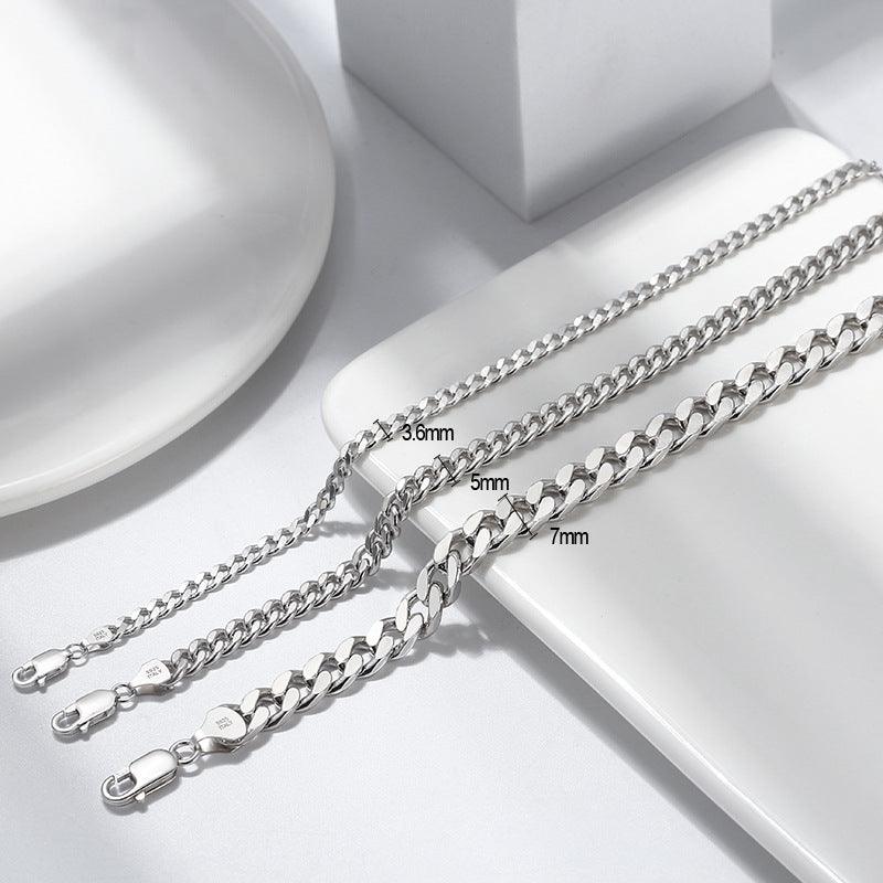 Personalized Fashion Sterling Silver Bracelet for Women - Custom Engraved Name Jewelry Gift for Birthday, Anniversary & Special Occasions