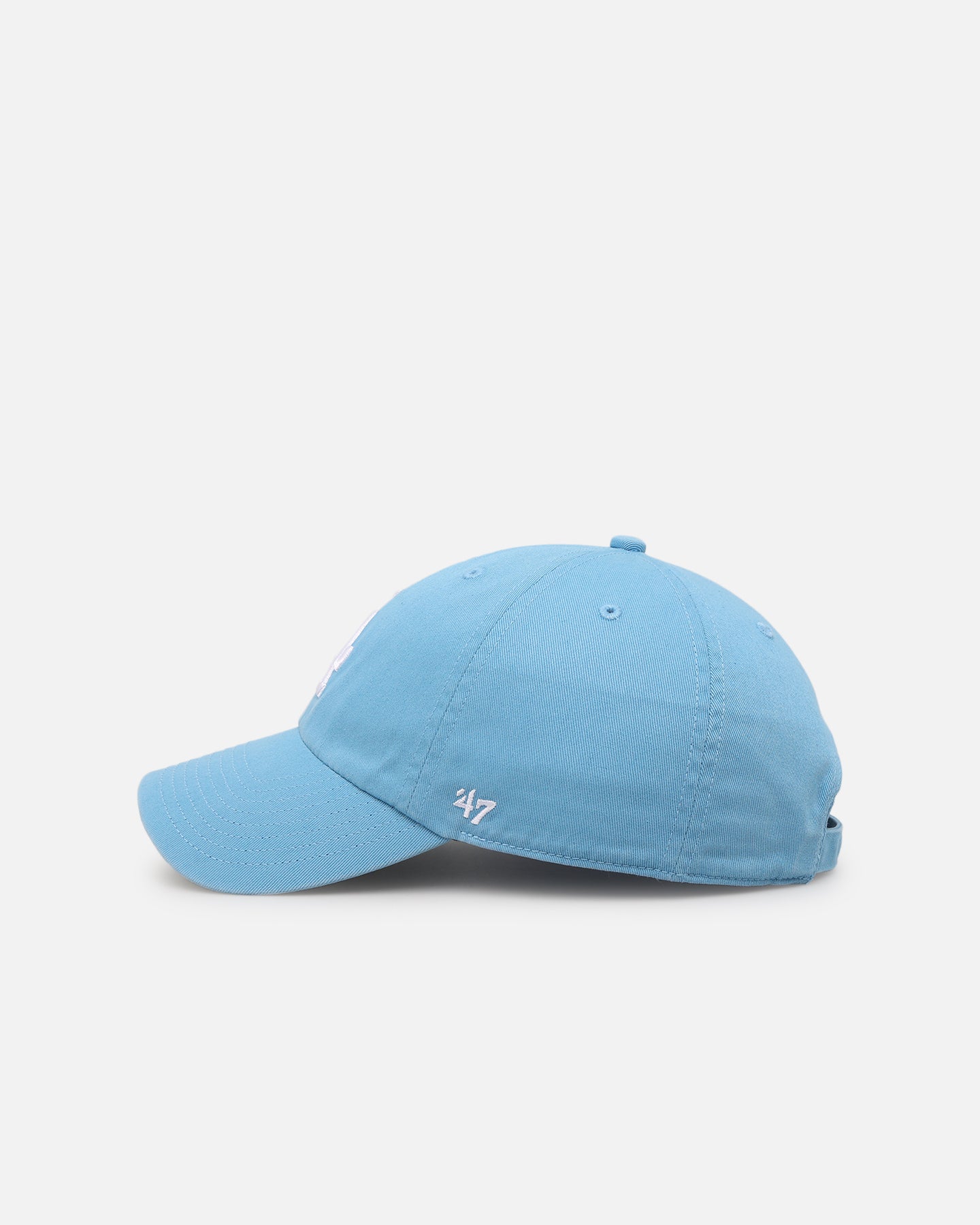 47 Brand Los Angeles Dodgers 'Ballpark' 47 Clean Up Strapback Columbia Cap - Official MLB Baseball Hat for Men & Women, Perfect for Games, Casual Wear & Sports Fans