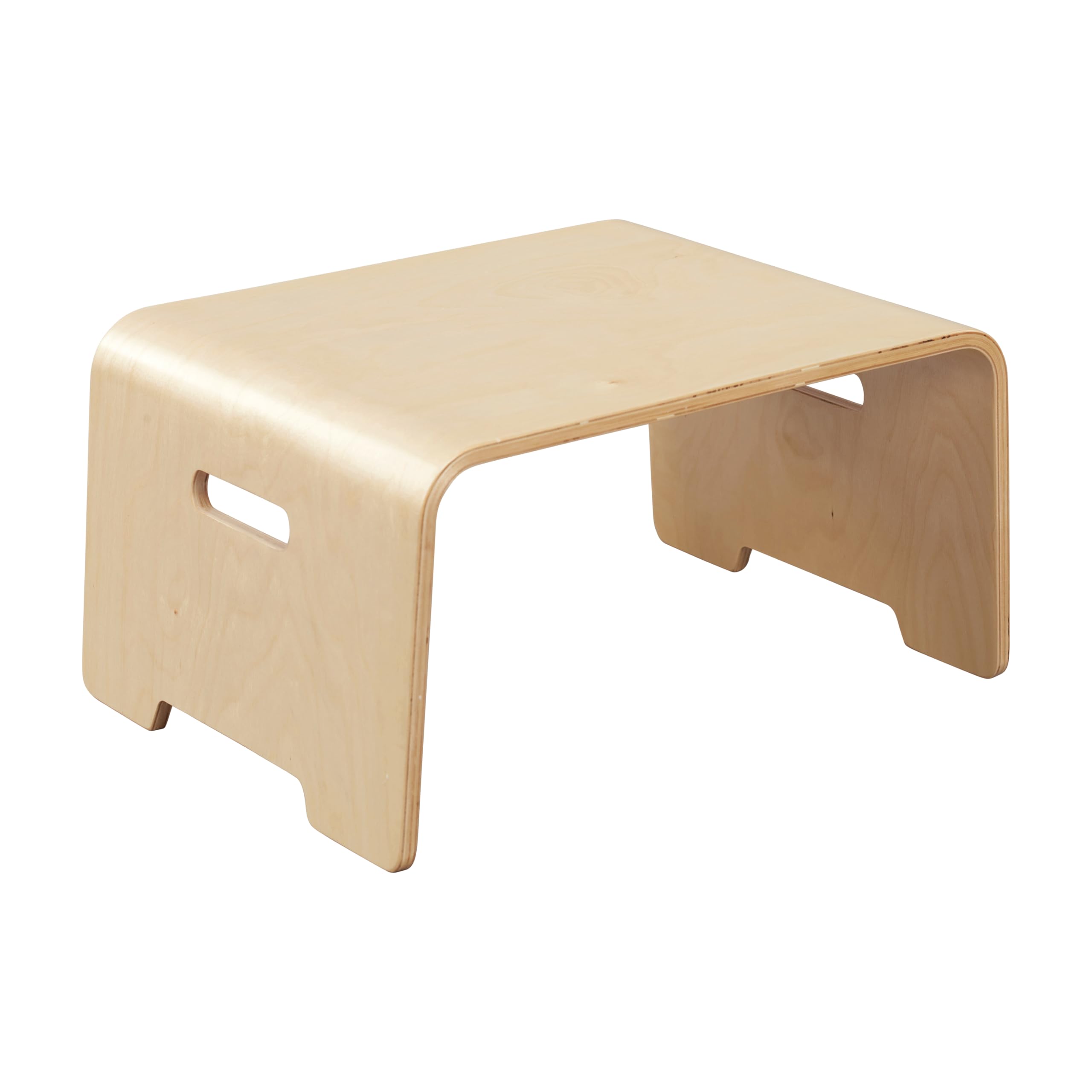 ECR4Kids Natural Wood Bentwood Lap Desk with Handles - Portable Kids Activity Table for Drawing, Writing & Learning - Perfect for Homeschool, Classroom & Bedroom Use