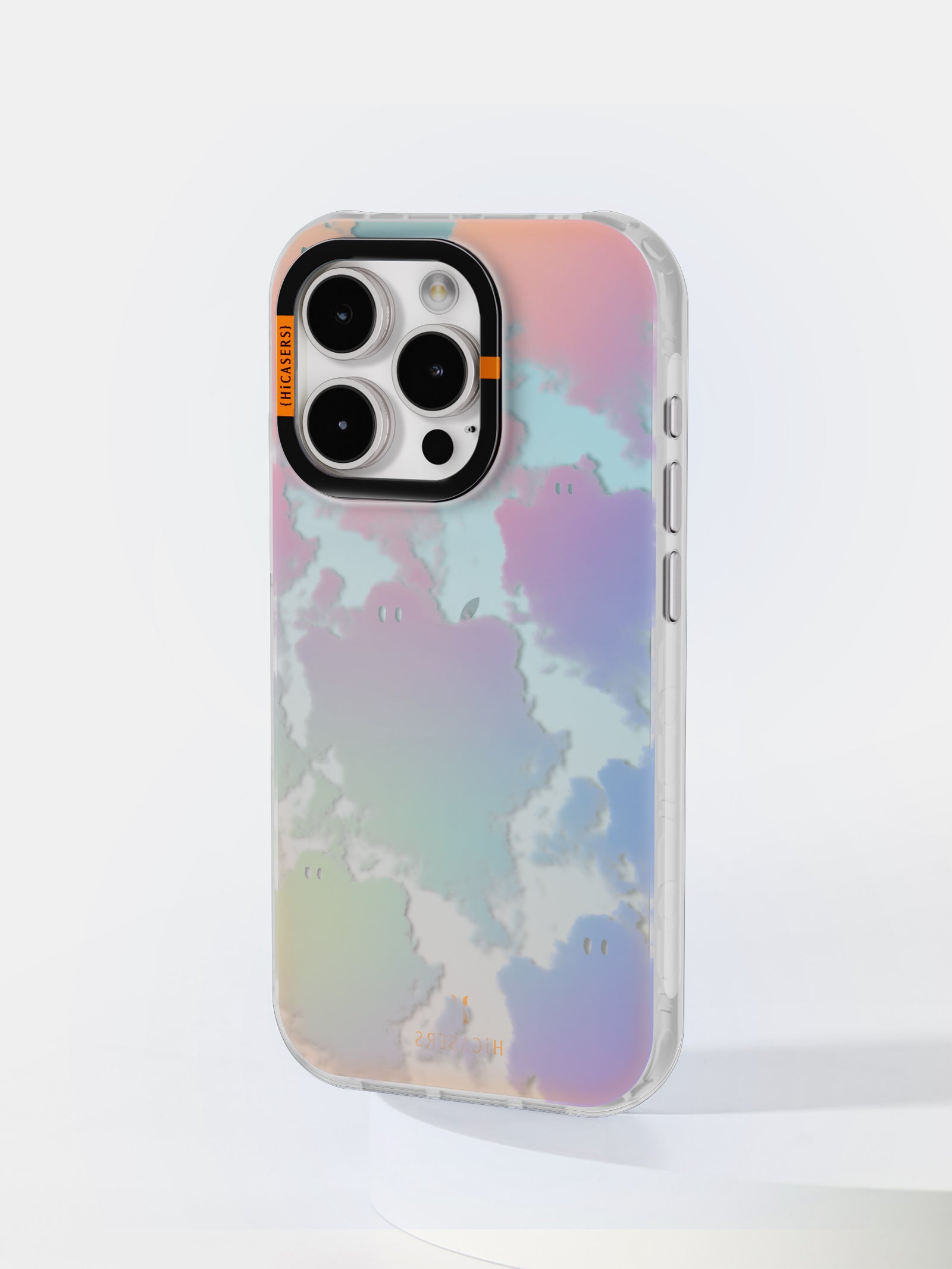 Spooky Boo Cheetah Print Iridescent Phone Case - Pink Glitter Protective Cover for iPhone & Samsung, Perfect for Halloween & Party Accessories