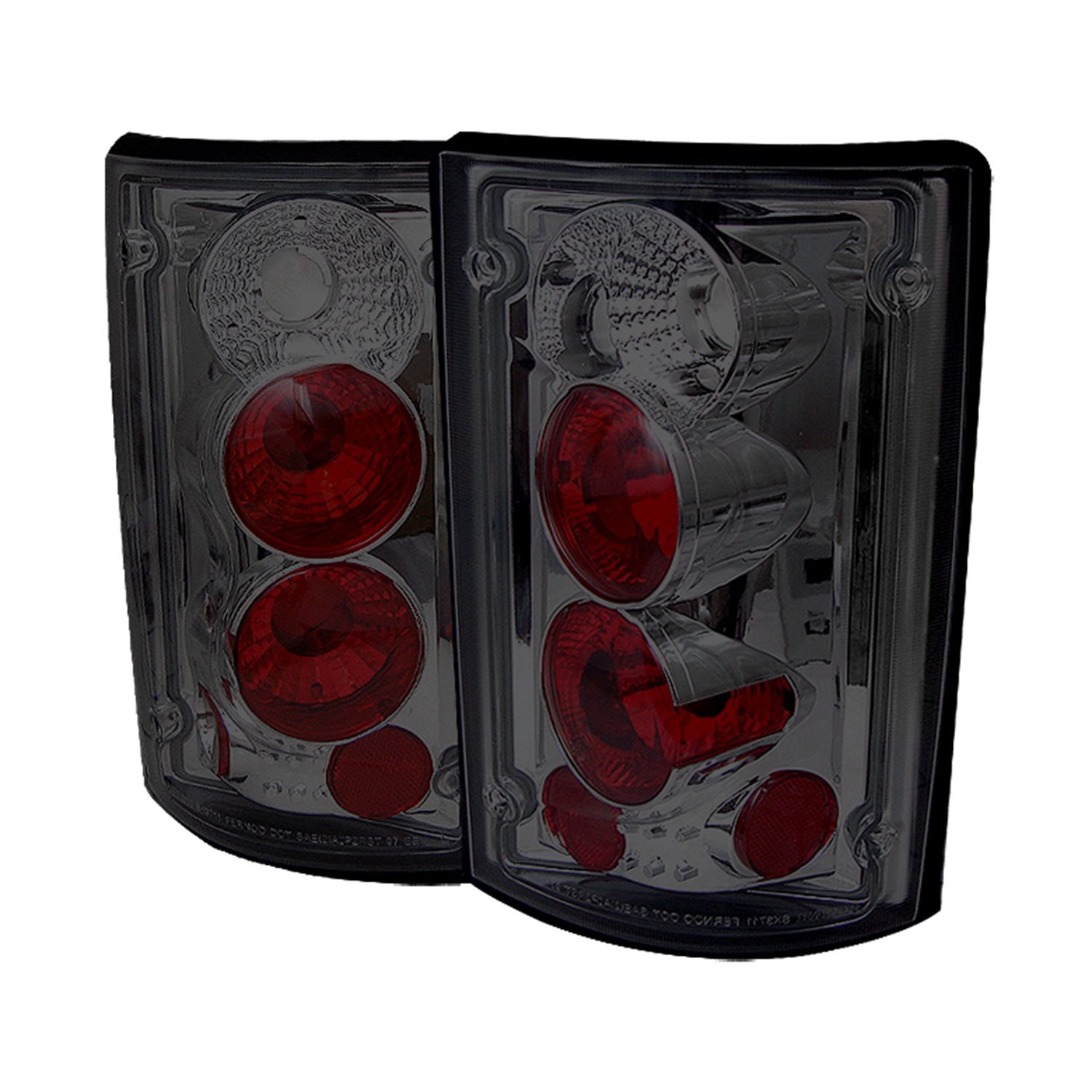 Spyder 5002945 Euro Style Smoke Tail Lights for Ford Excursion 2000-2006 & Econoline Van 150/250/350/450/550 1995-2006 - Upgrade Your Vehicle's Rear Style for Night Driving and Custom Look