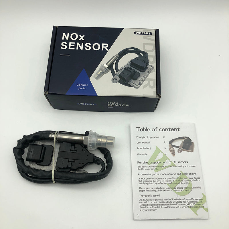 Mercedes Benz W205 S205 GL X164 GL280 GL300 NOX Nitrogen Oxide Sensor 12V - A0009051512 A000 905 15 12 | Compatible with Diesel Engines, Emission Control & OBD-II System Compliance