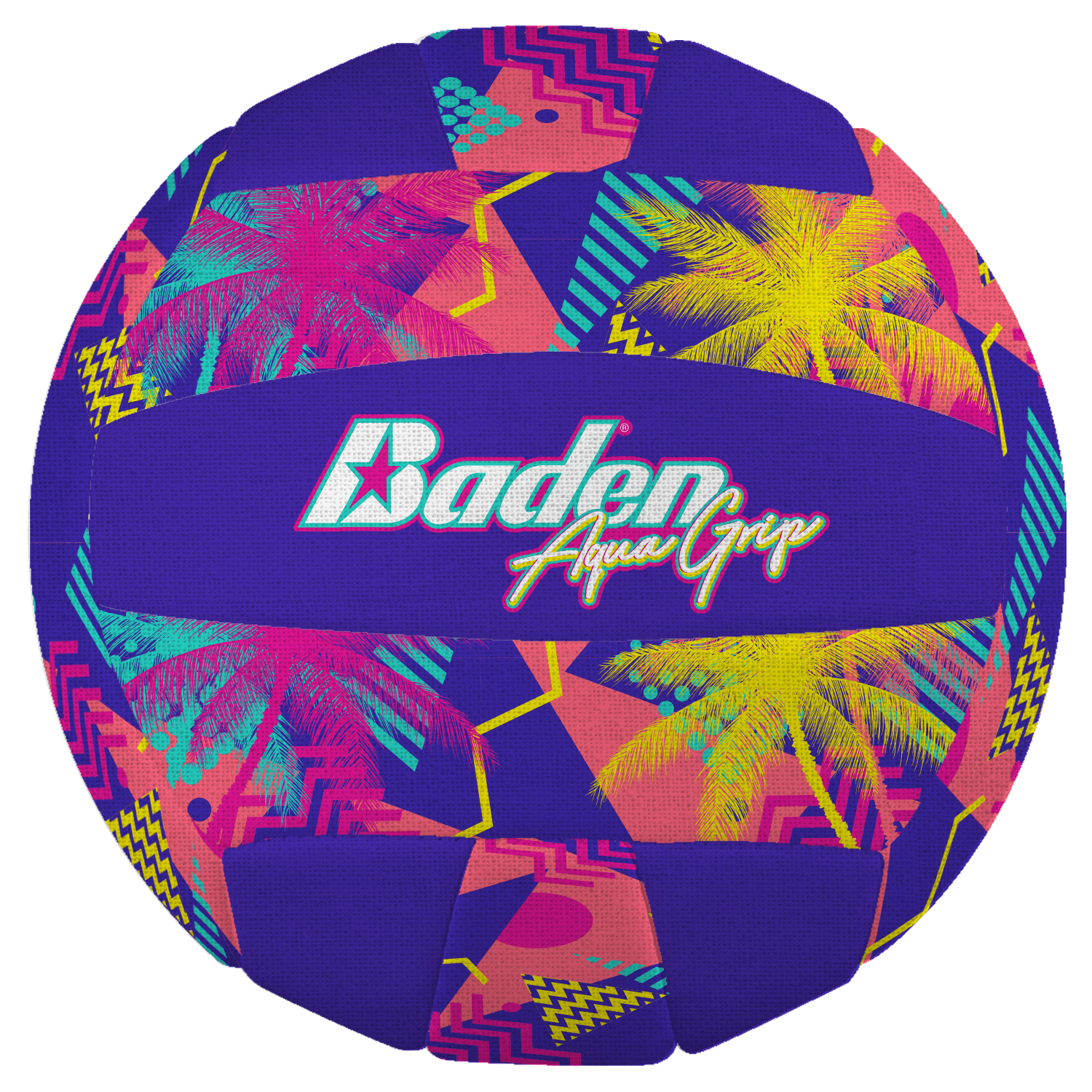 AquaGrip Non-Slip Pool Volleyball - Waterproof Floating Beach Ball for Swimming Pool Games, Summer Parties & Backyard Fun