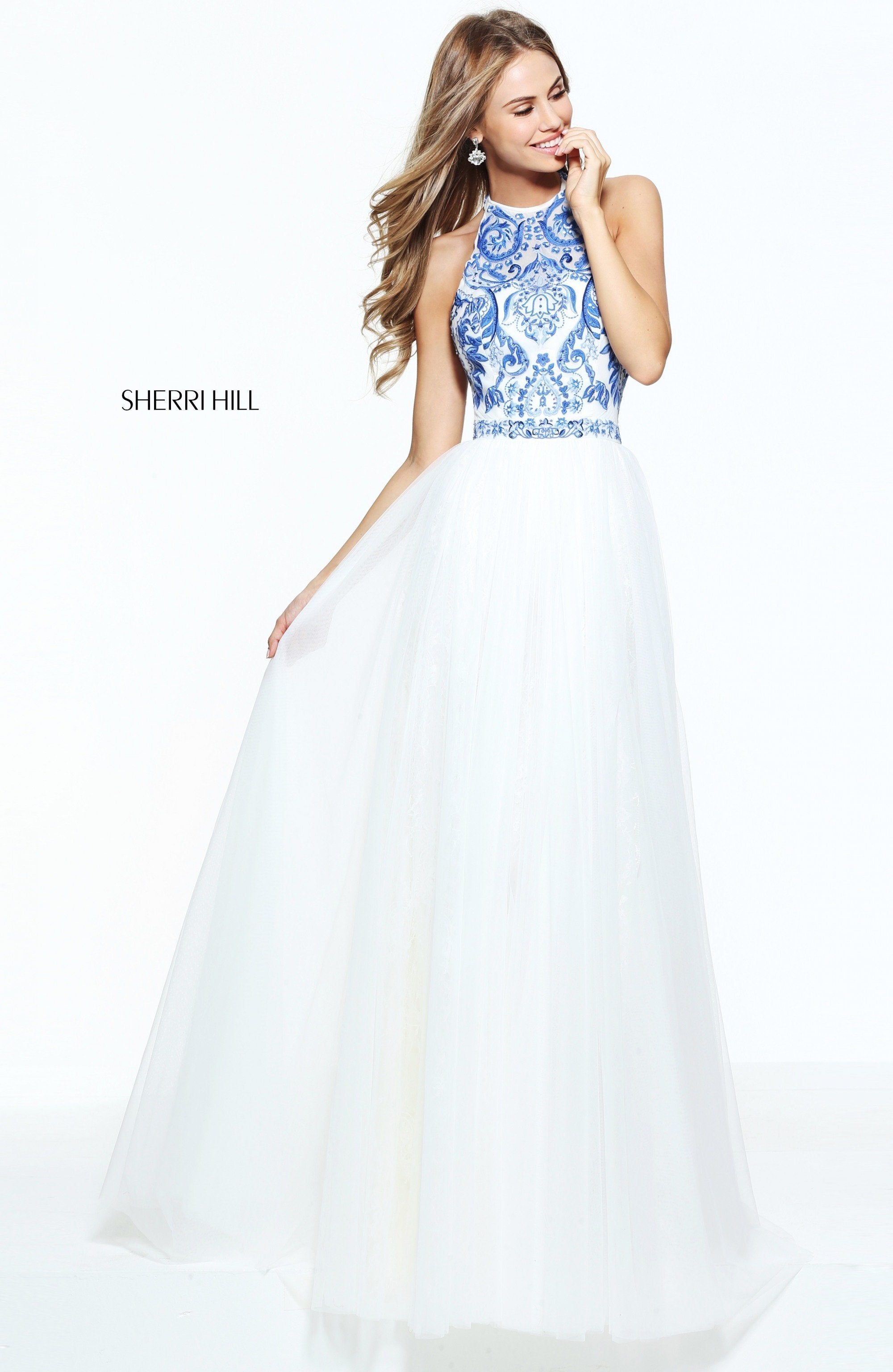 ivory/blue