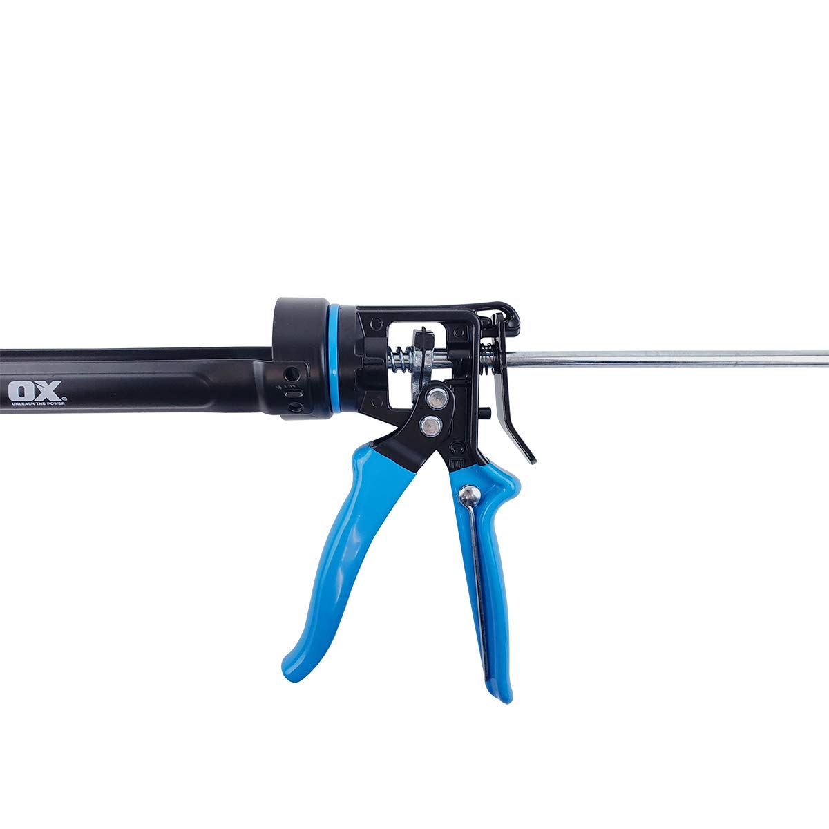 OX Tools Pro OX-P044410 Heavy Duty 10 oz Caulk Gun - 12:1 Thrust Ratio Caulking Dispenser for Sealant & Adhesive - Perfect for Home Repairs, Construction & DIY Projects
