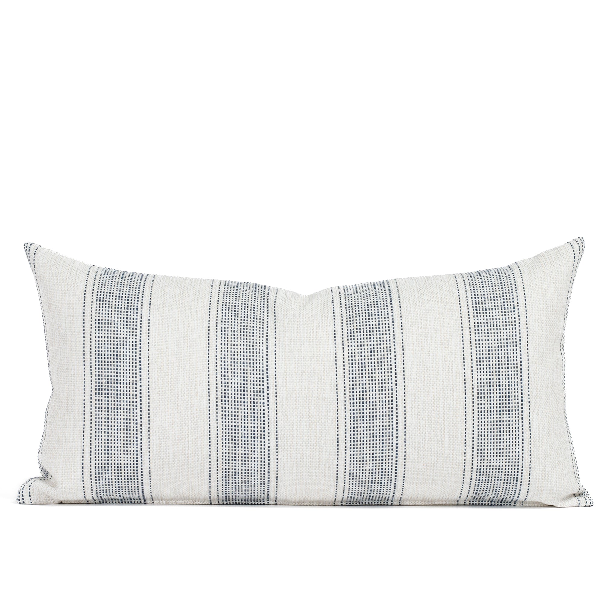 Revitalize 12x24 Outdoor Lumbar Pillow - Waterproof Denim Cushion for Patio, Poolside & Garden Lounge Chairs - Comfortable Back Support for Relaxing Outside