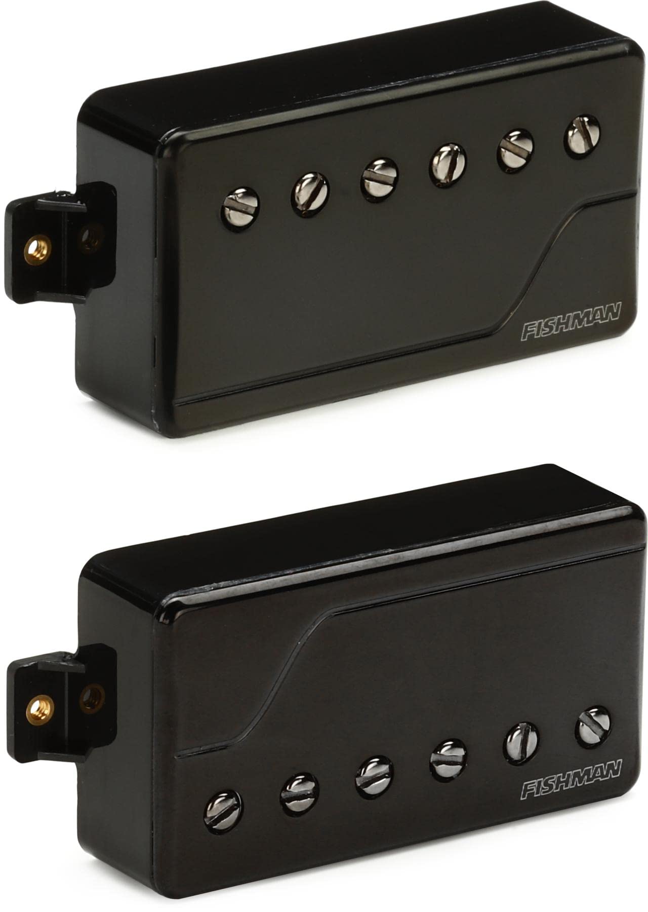 Fishman Fluence Classic Humbucker Pickup Set - Black Nickel Cover - Electric Guitar Pickups for Rock & Metal - Perfect for Studio Recording & Live Performances