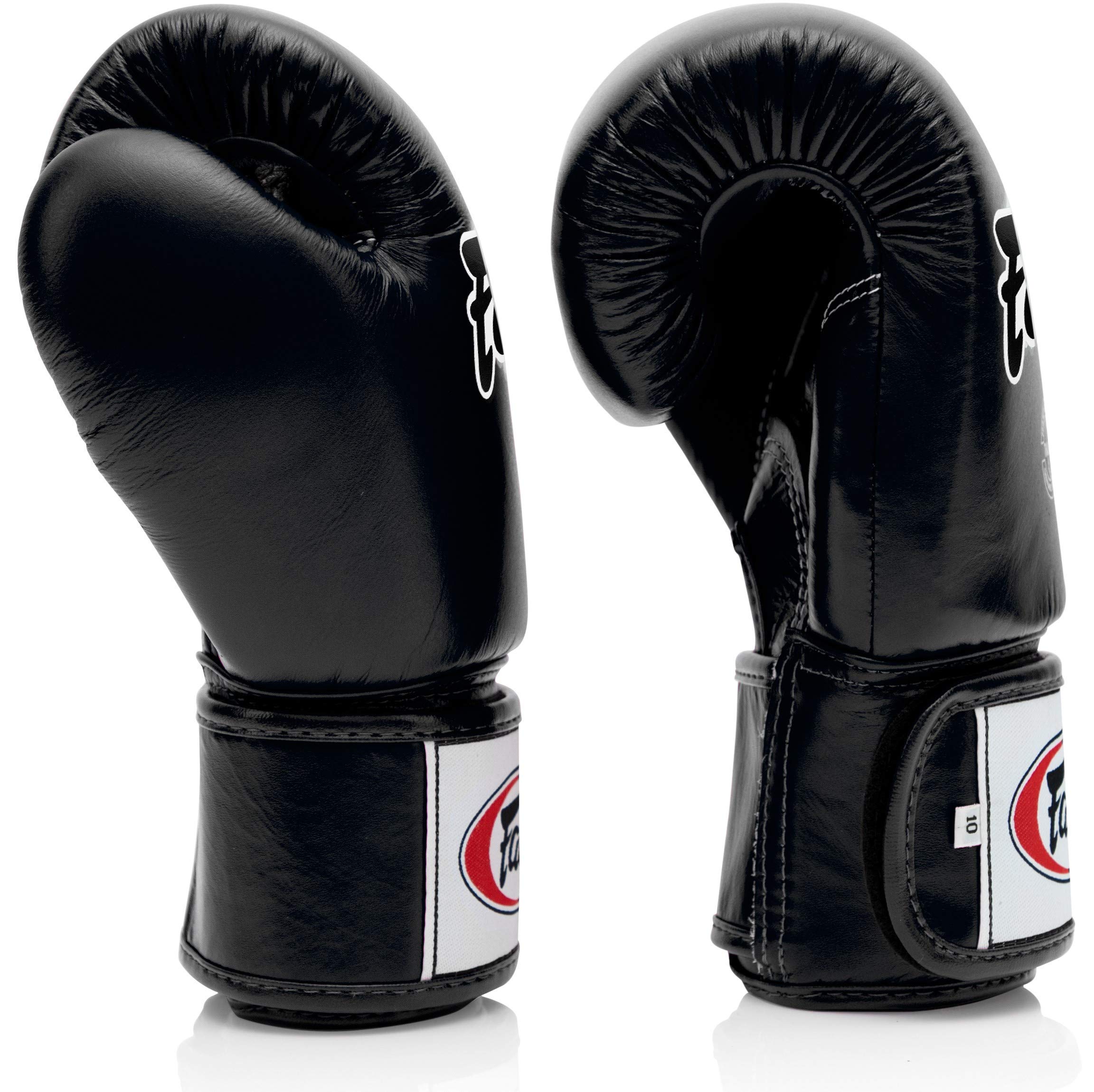 Fairtex BGV1 Muay Thai Boxing Gloves for Men, Women & Kids - Premium Training & Sparring Gloves for MMA, Kickboxing & Martial Arts - Lightweight, Shock Absorbent Punching Gloves for Gym, Home Workout & Competition Training