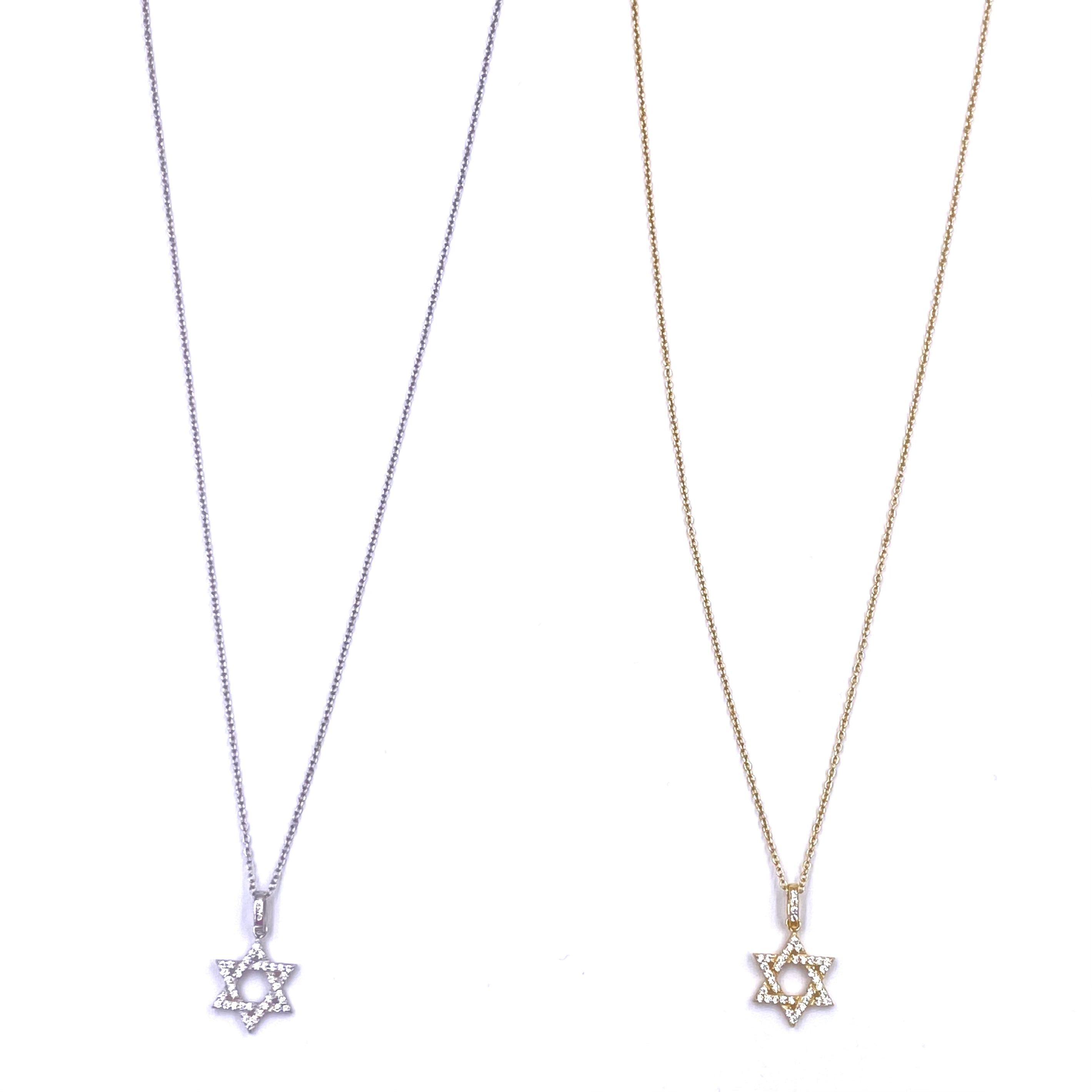 Ashley Gold Sterling Silver CZ Floating Star Necklace - Elegant Dainty Jewelry for Women - Perfect for Date Night, Anniversary Gifts & Special Occasions