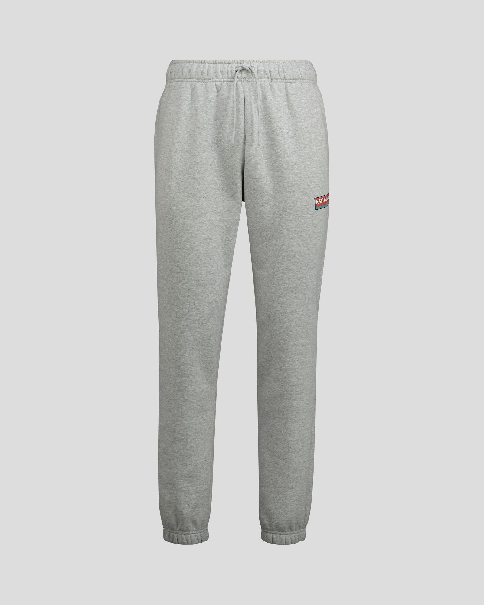 Men's Kathmandu Heritage Logo Slouchy Jogger Pants - Light Grey Marle Comfortable Lounge & Casual Wear for Travel & Home Relaxation