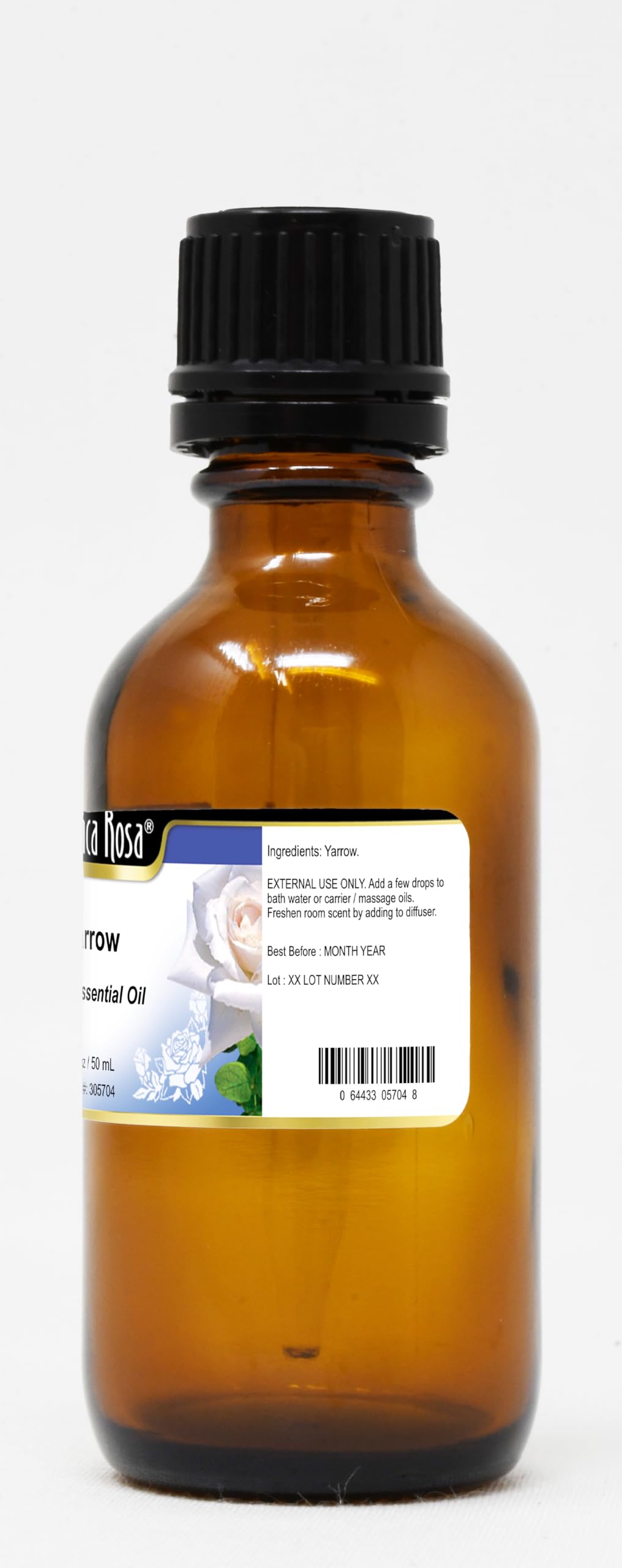 Premium Yarrow Pure Essential Oil - 1.70 oz (50ml) - 100% Natural, Therapeutic Grade - Aromatherapy, Skin Care & Relaxation - ZIN: 305704 - Perfect for Diffusers, Massage & DIY Beauty Products
