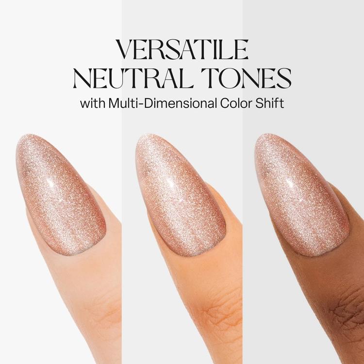 Apres Gel Nail Polish - Cat Eye Effect in Trine CE15 | Long-Lasting & Shimmering Nail Color for Salon & Home Manicures