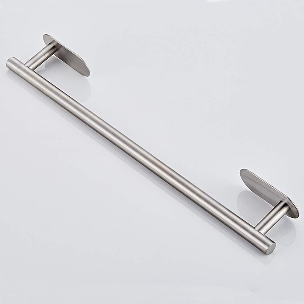 Premium 304 Stainless Steel 3-Piece Bathroom Accessory Set - Single Paper Towel Holder & Ring (15.7 Inch, Silver) for Home, Hotel & Commercial Use - Rustproof & Durable Bathroom Organization Solution