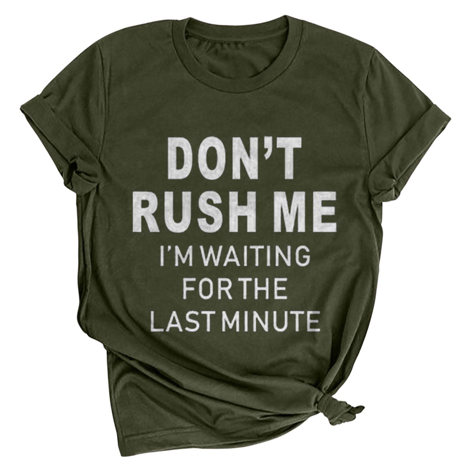Funny Saying Women's T-Shirts - Cute Short Sleeve Round Neck Tee with Letter Print for Summer | Casual Going Out Tops & Camisas | Perfect for Beach Days, Parties & Everyday Wear