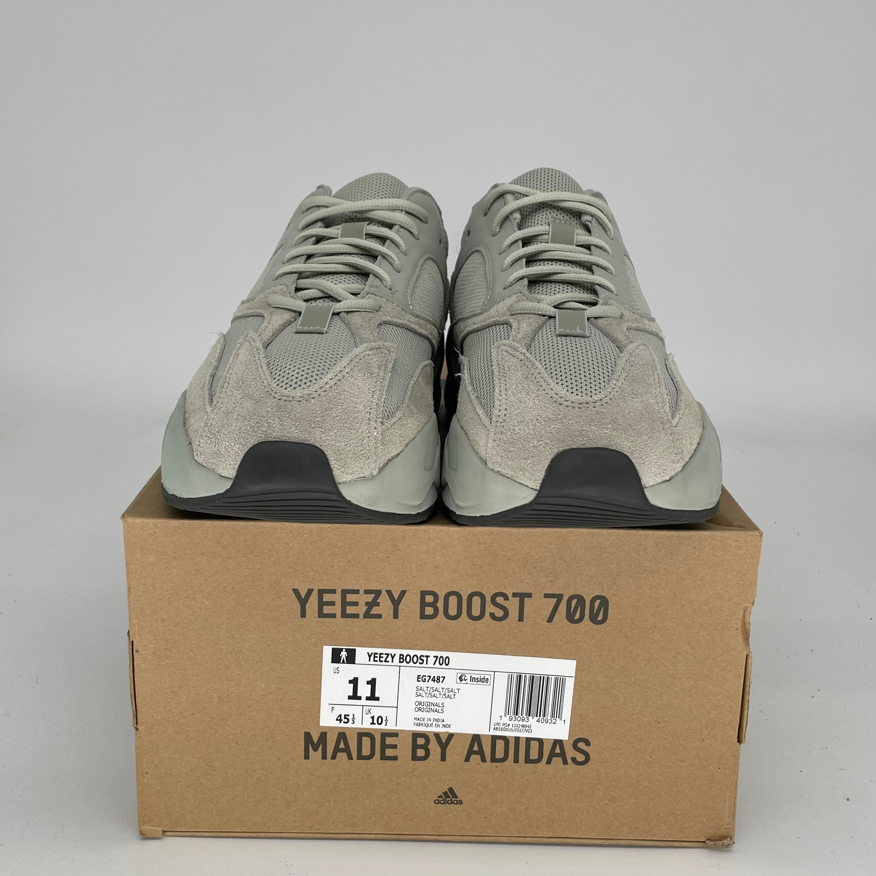 Adidas Yeezy Boost 700 'Salt' Sneakers - Men's Size 11 (EG7487) | Comfortable Running Shoes for Casual Wear & Street Style Fashion