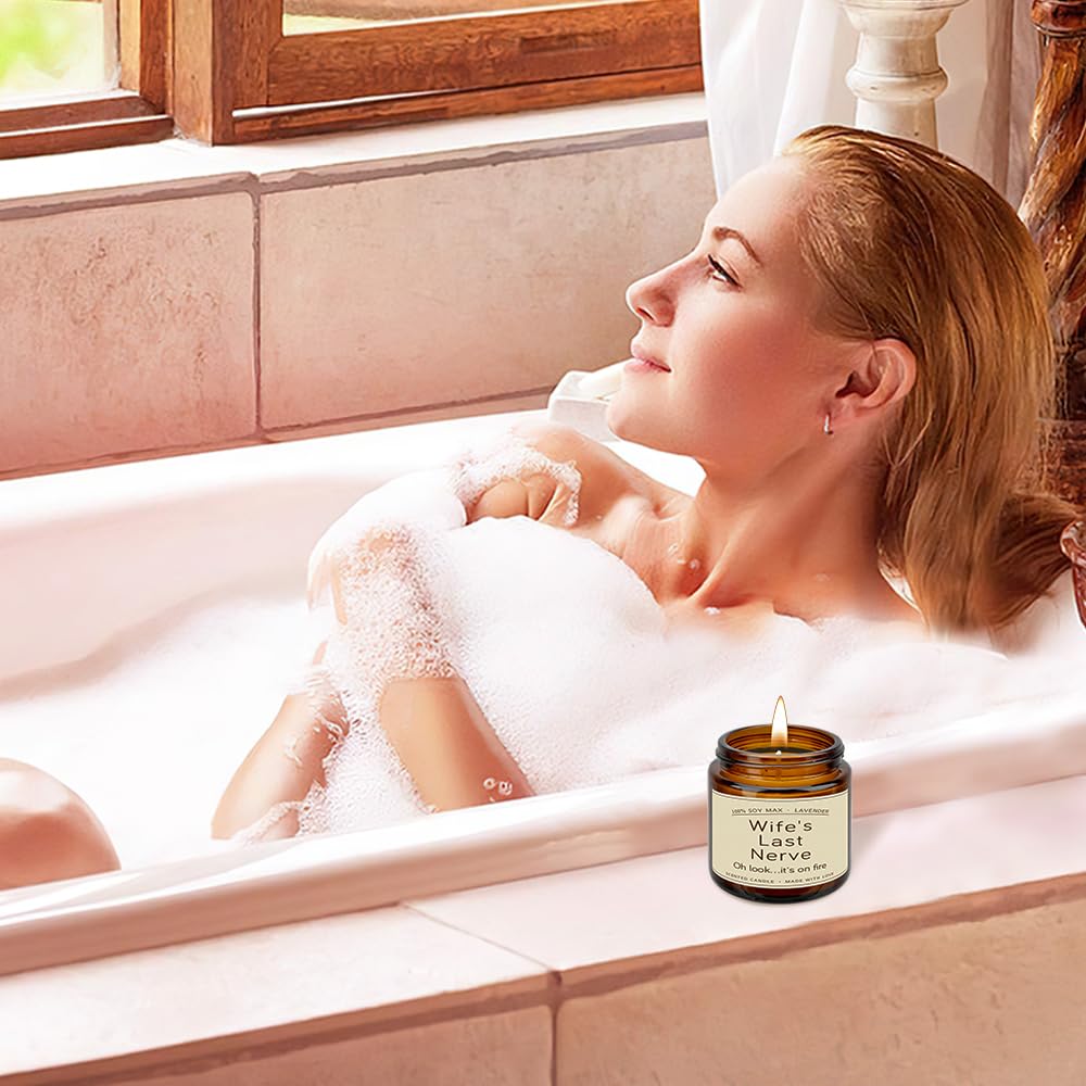 Romantic Valentine's Day Gifts for Her - Scented Candles for Wife, Girlfriend, Bride to Be - Perfect Birthday & Wedding Gift Ideas for Women - Home Decor & Relaxation Gifts for Anniversary, Spa Nights