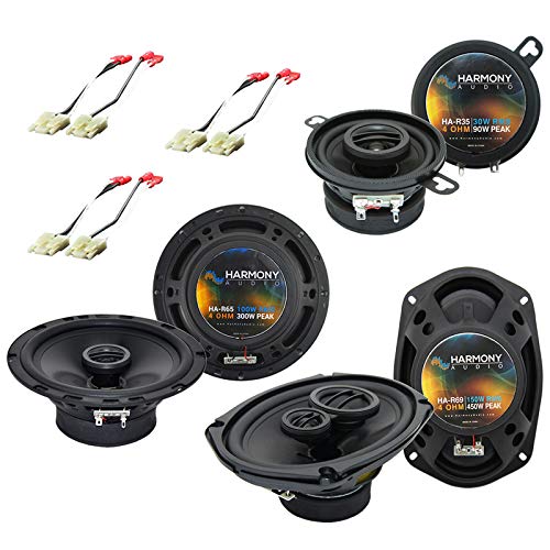 1999-2004 Jeep Grand Cherokee Speaker Upgrade Kit - Harmony Audio HA-R69 HA-R65 HA-R35 Bundle OEM Replacement for Enhanced Sound Quality | Perfect for Car Audio System Upgrades & Off-Road Adventures