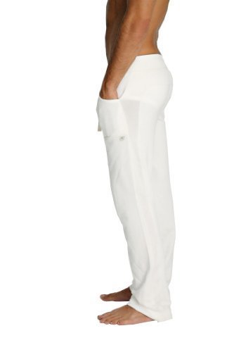 Men's Eco-Track Sweatpants & Yoga Pants - Modal French Terry Stretch Fit Gym Pants - Made in USA California - European Style Activewear for Workout, Running & Lounge Wear