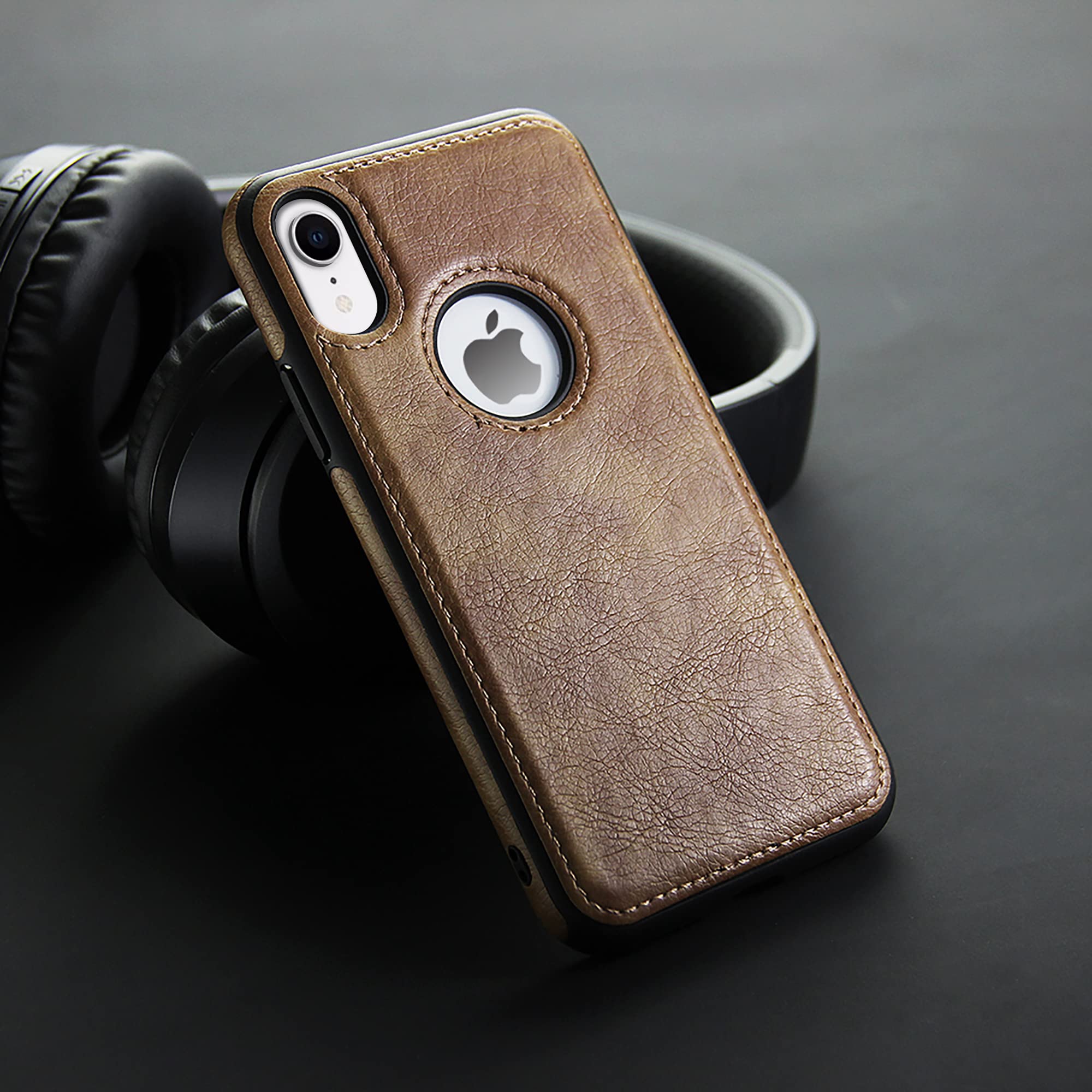 Premium Vegan Leather iPhone XR Case - Slim 6.1