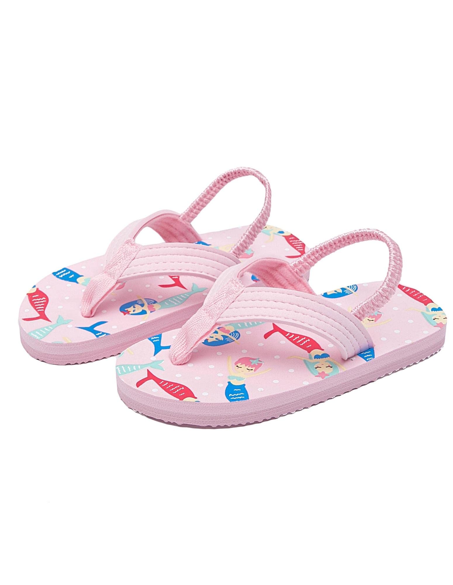 Ceruwum Toddler Girls Water Shoes - Non-Slip Beach Sandals for Toddler Girls, Lightweight Pool Flip Flops for Swimming, Outdoor Play & Summer Activities
