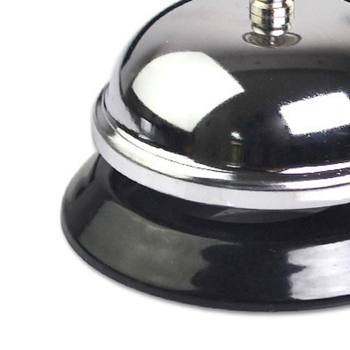 Pet Training Bell Set - 2 Pack Classic Handheld Service Call Bells for Dog & Cat Training, Office Reception, Wedding Events - Vintage Desk Bell for Home & Business Use