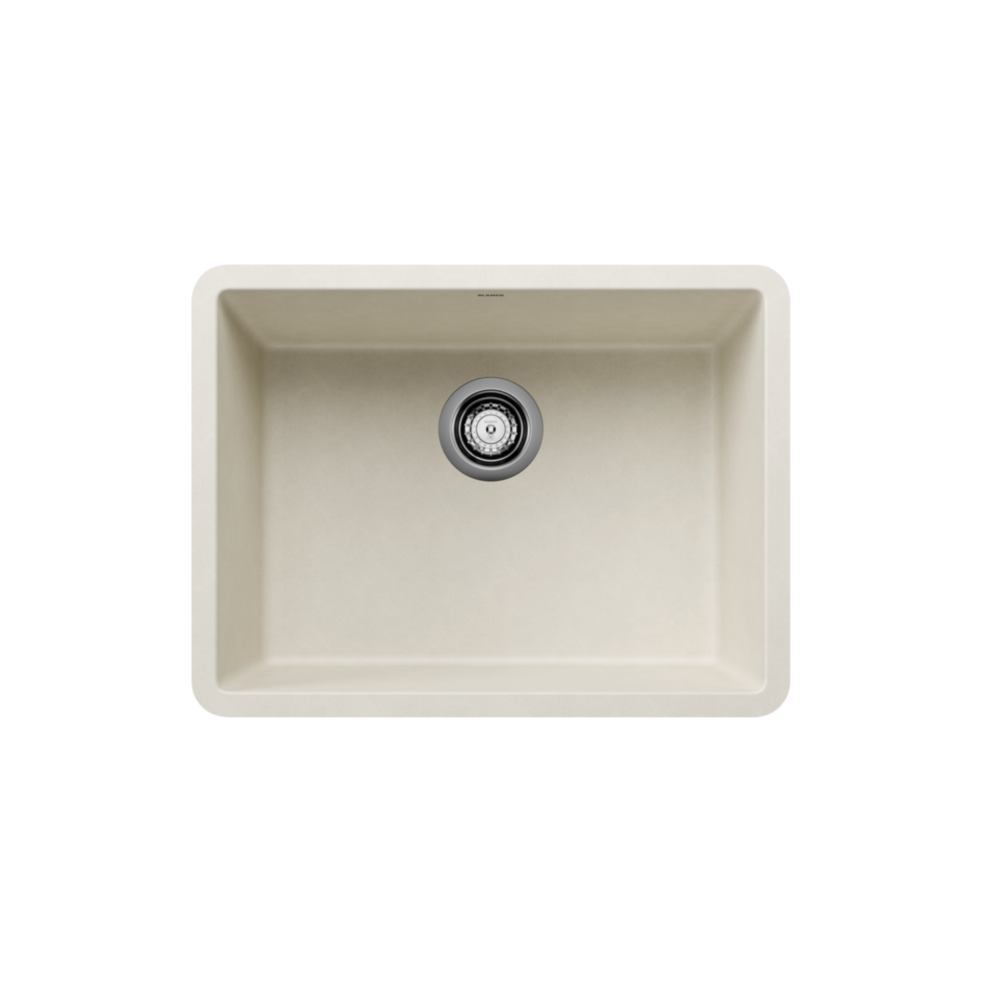 Blanco PRECIS 24-Inch Undermount Single Bowl SILGRANIT Kitchen Sink - Durable Composite Granite Sink for Modern Kitchens | Perfect for Food Prep, Dishwashing & Busy Households