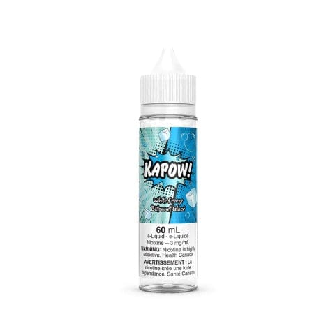 Premium White Freeze Kapow E-Liquid - 60mL Refillable Vape Juice for Smooth & Icy Menthol Flavor | Perfect for All-Day Vaping & Cloud Chasing