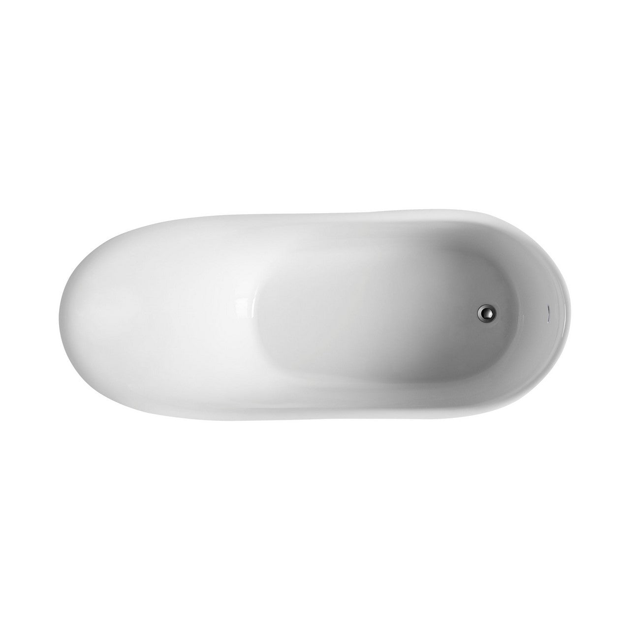 Victorian 67-Inch Composite Acrylic Freestanding Bathtub - Elegant Soaking Tub for Luxury Bathroom & Spa Relaxation