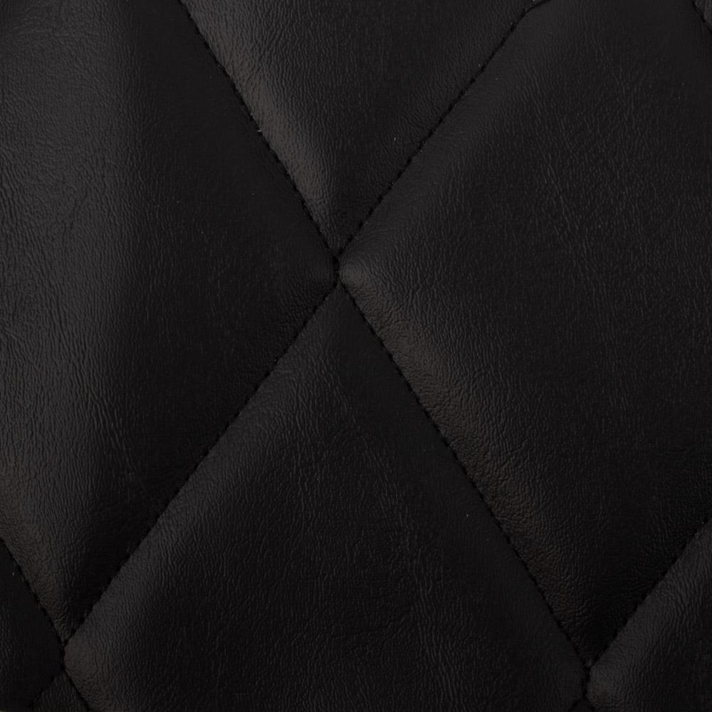 9 x 9 Inch Black Quilted Blizzard 9009 Fabric Swatch - Premium Home Decor & Automotive Vinyl Material for DIY Upholstery, Crafts, and Interior Design Projects