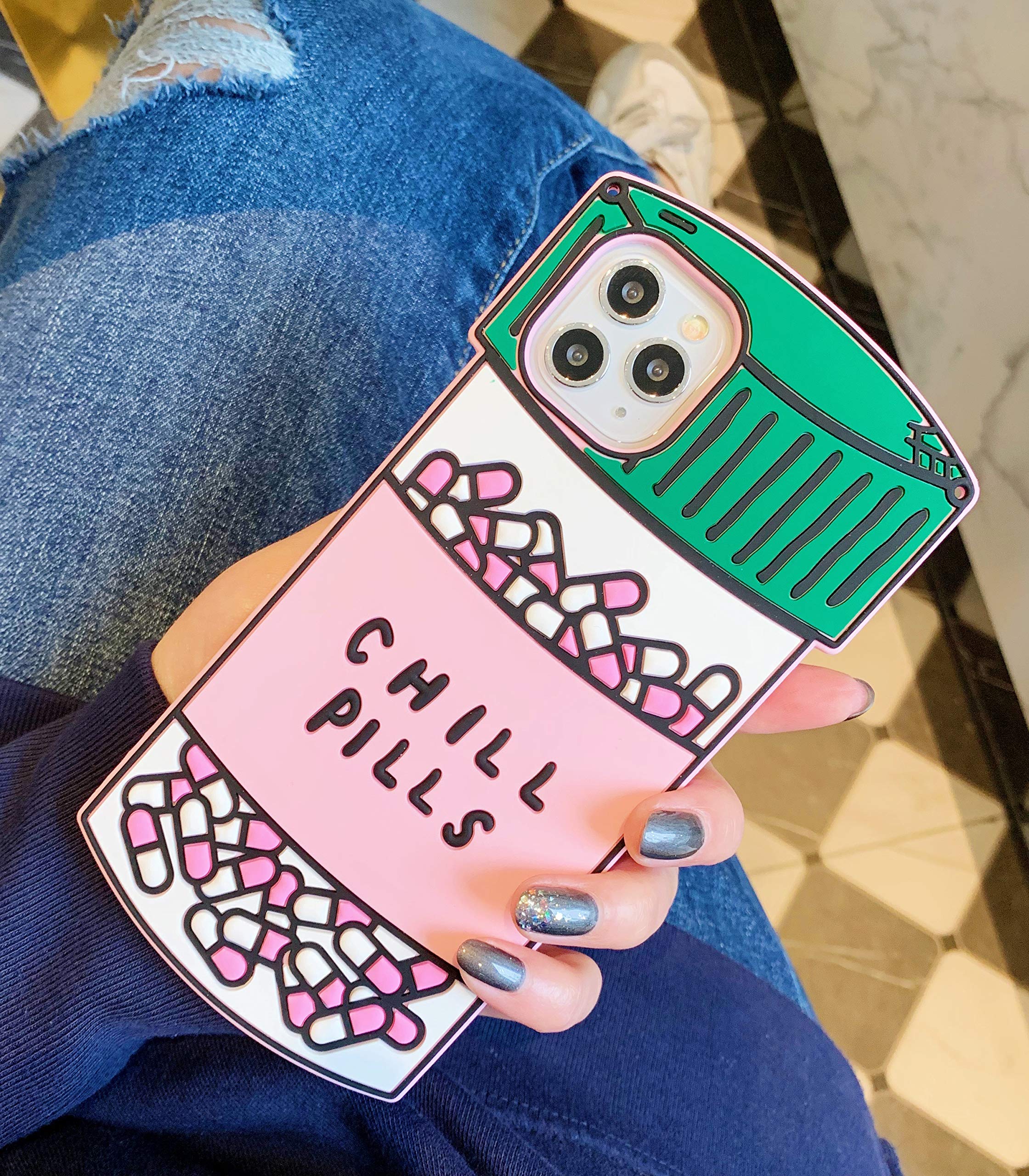 Cute Cartoon Design Slim Fit Soft TPU Shockproof Case for iPhone 11 Pro Max (6.5