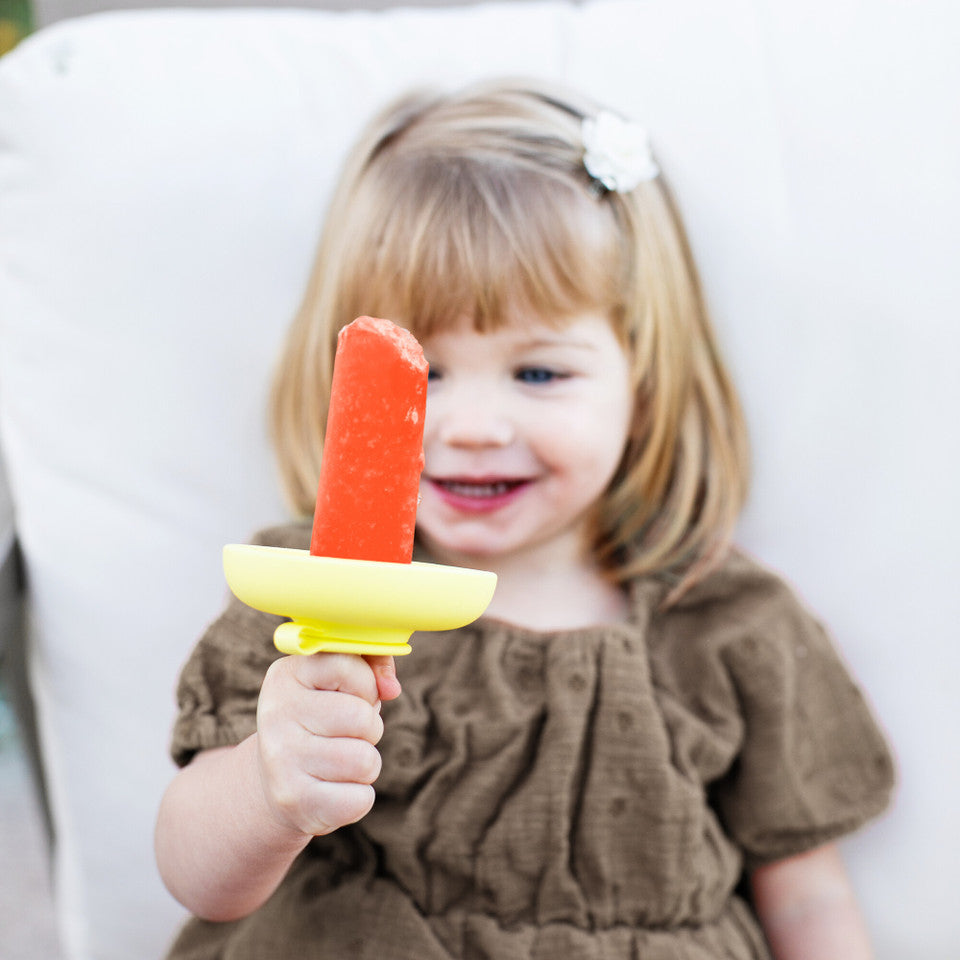 Boon DRIZZLE Popsicle & Ice Cream Cone Holder - 4 Pack Set for Kids | Mess-Free Summer Treats, Snacks & Desserts | Perfect for Parties, Picnics & Backyard Fun