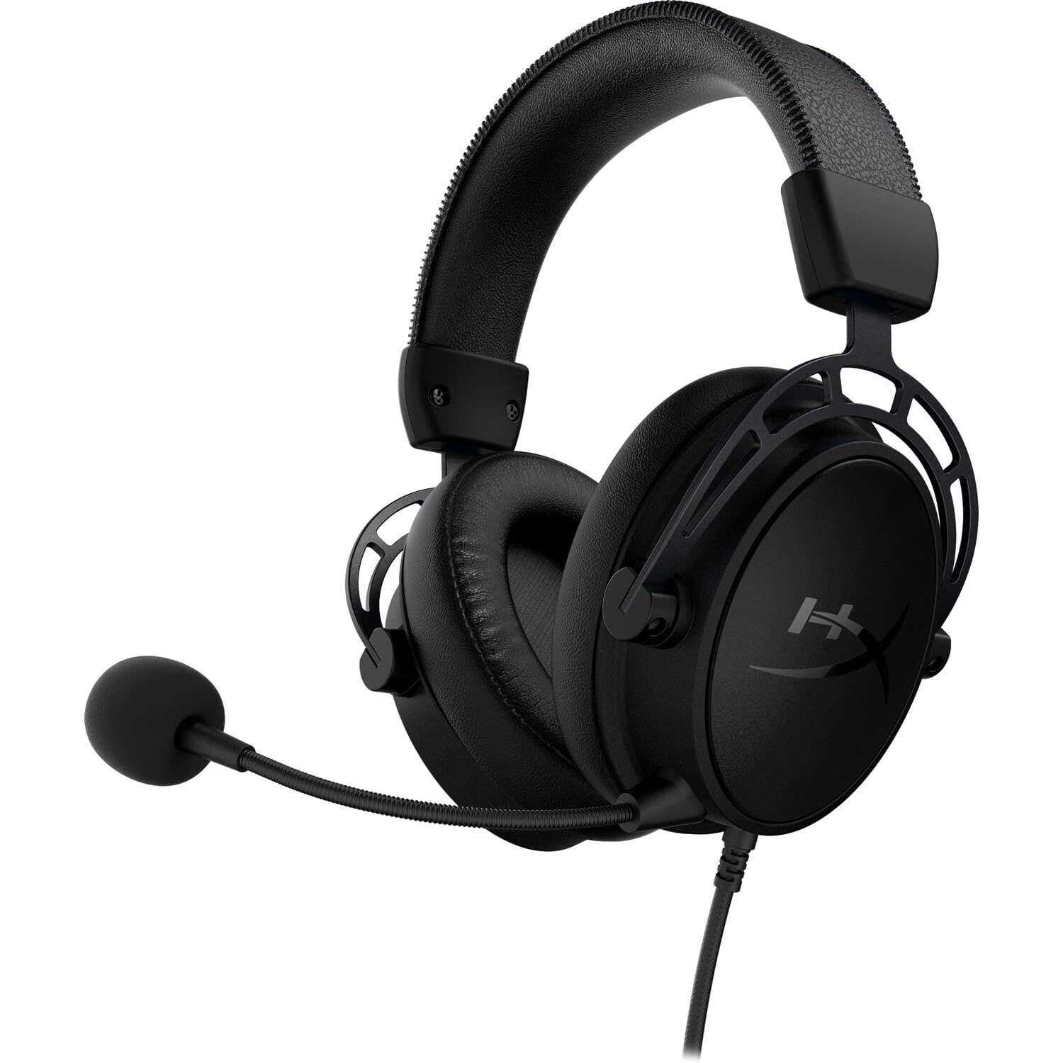 HyperX Cloud Alpha S Gaming Headset - 7.1 Surround Sound, Dual Chamber Drivers, Durable Aluminum Frame, Detachable Noise-Canceling Mic for PC, PS5, PS4, Xbox - Perfect for Competitive Gaming & Streaming (Renewed)