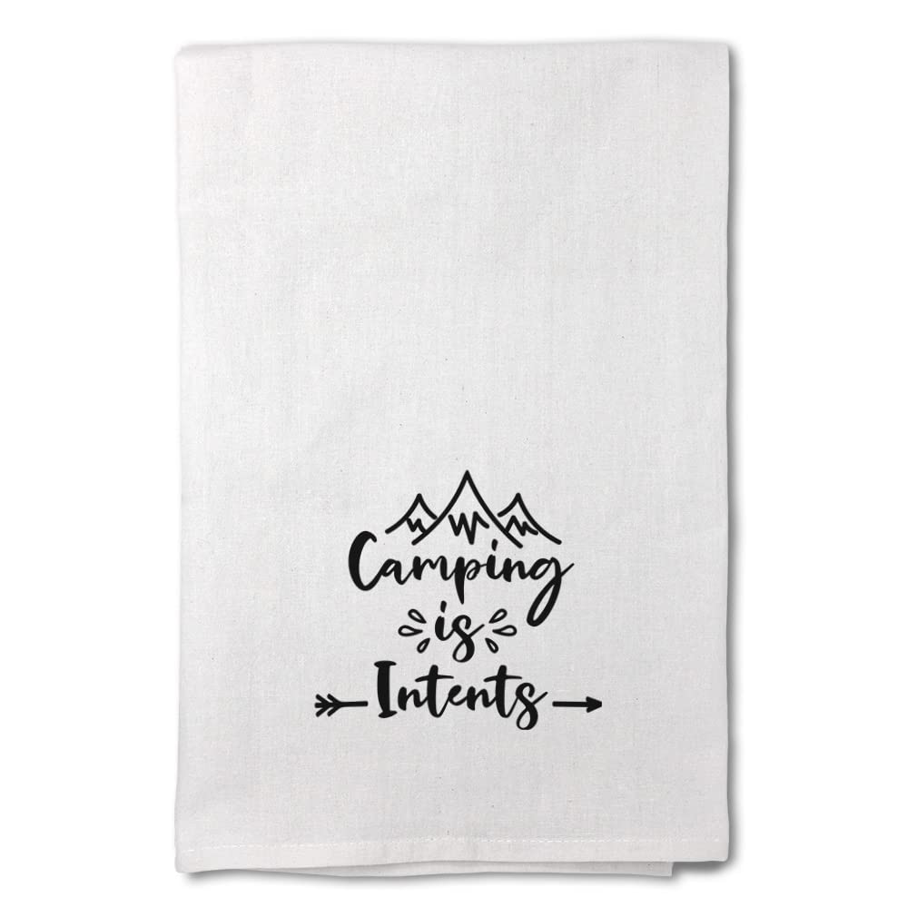 Stylish Printed Mother's Day Kitchen Towels - Camping & Mountain Themed Dish Towels for Cleaning Supplies - Perfect for Home, Camping & Outdoor Adventures