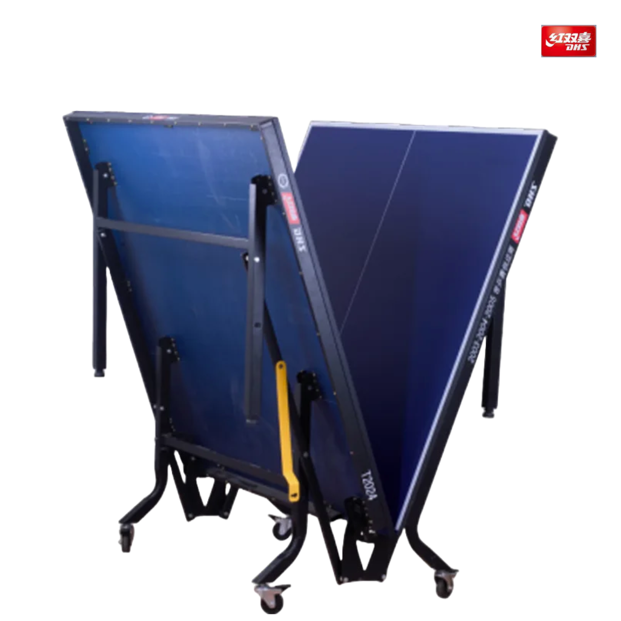 DHS T2024 Foldable Table Tennis Table - Professional Indoor/Outdoor Ping Pong Table for Home, Office & Backyard | Portable Design for Easy Storage & Setup