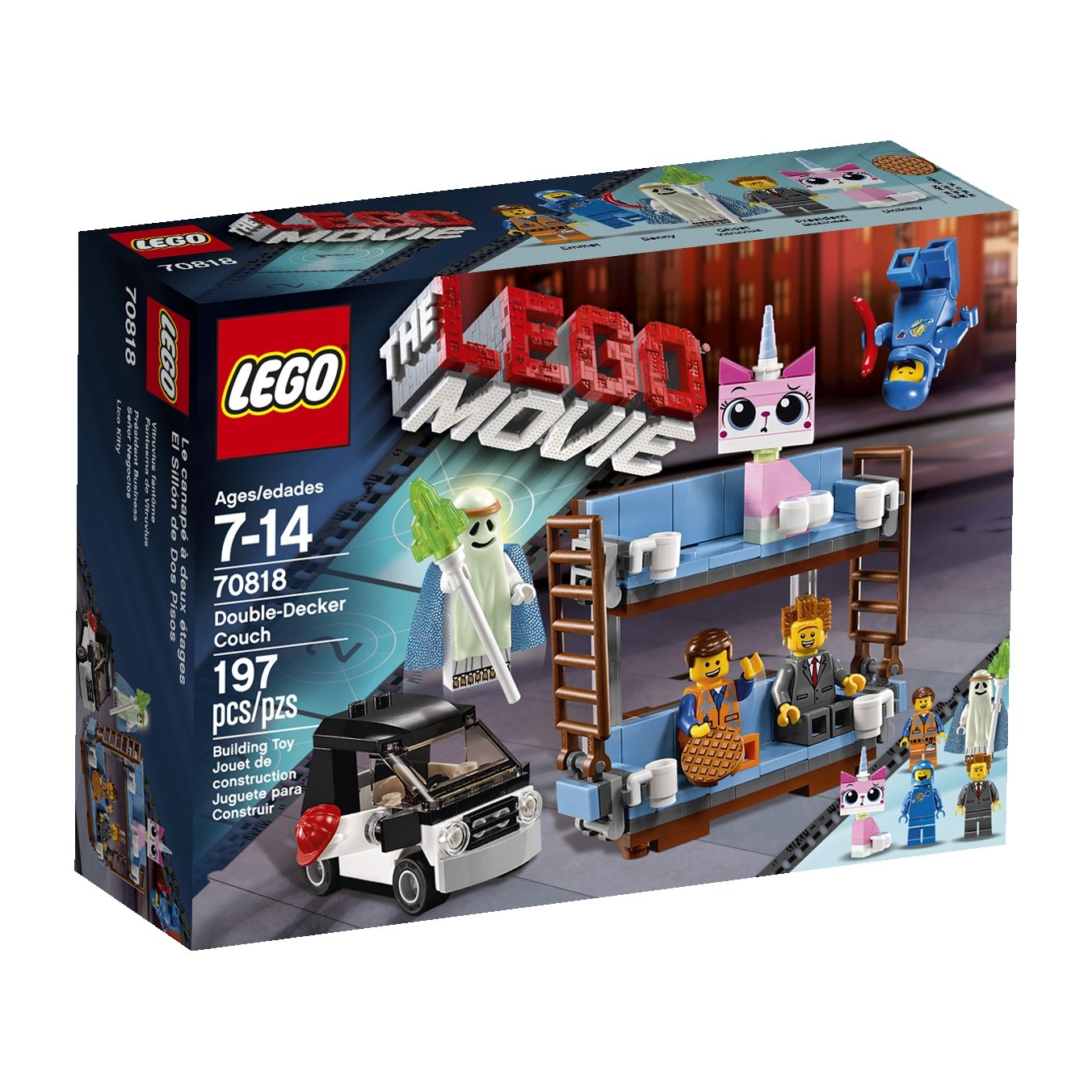 LEGO Movie Double-Decker Couch Building Blocks Set - Official LEGO Movie Collectible Toy for Kids & Adults - Perfect for Playtime, Display & Movie-Themed Decor