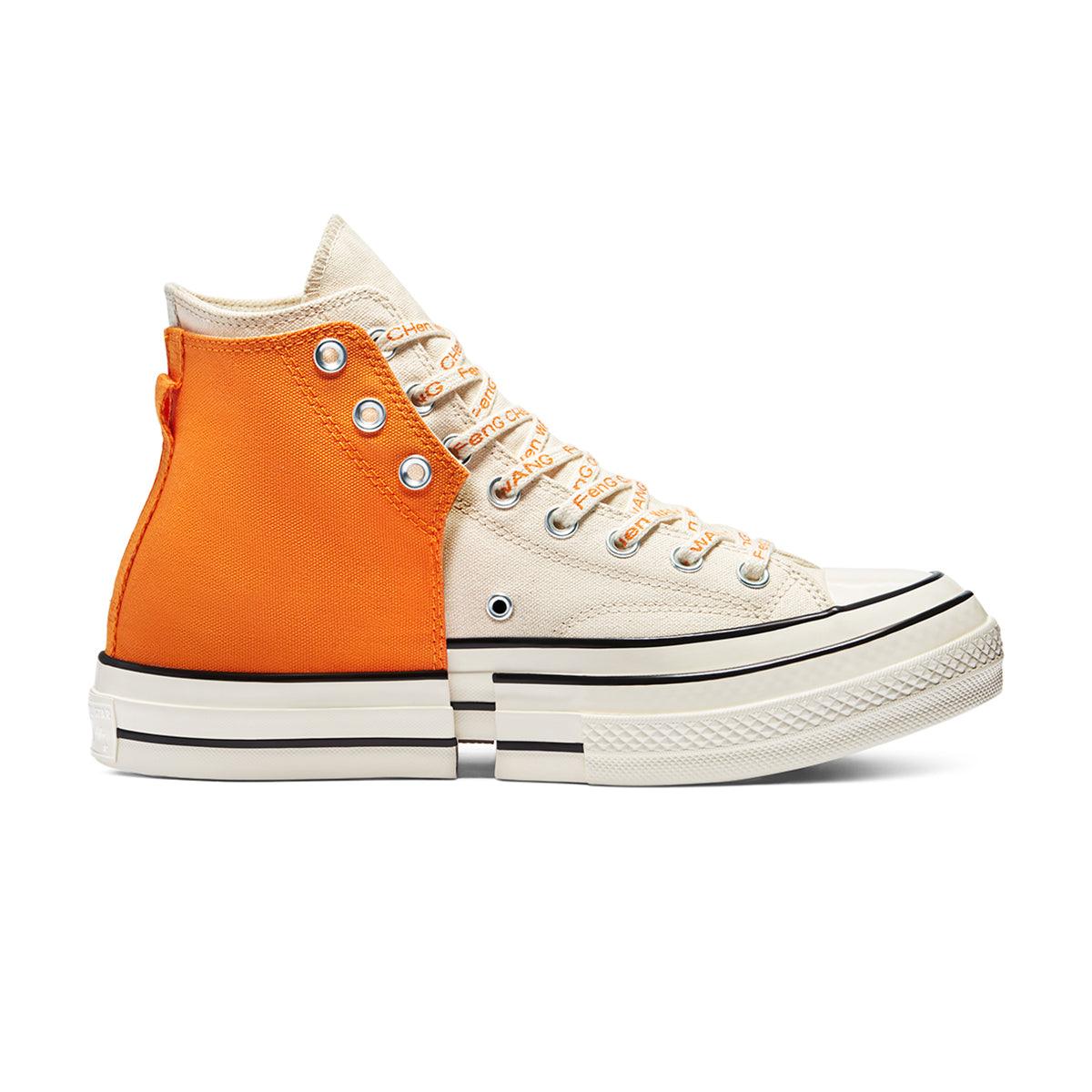 Feng Chen Wang Chuck 70 Hi 'Persimmon Orange' Unisex Sneakers - 2-in-1 Convertible Design for Streetwear & Casual Fashion - Perfect for Urban Outfits and Sneaker Collectors
