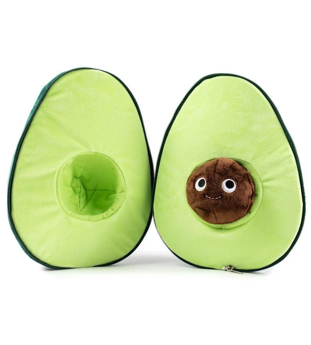 Eva the Avocado Plush Toy - Soft & Cute Avocado Stuffed Animal from Yummy World Collection | Perfect Gift for Kids, Home Decor & Kawaii Lovers
